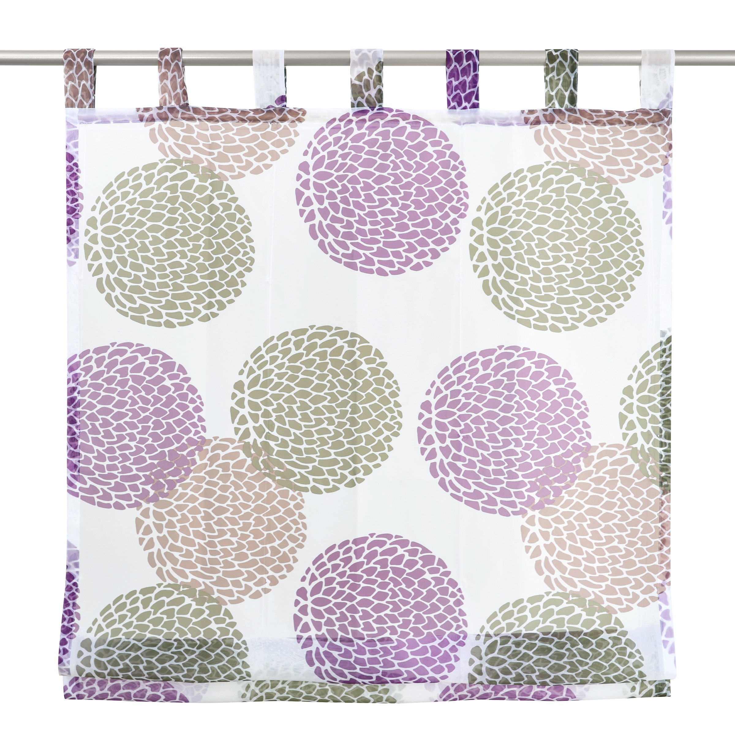 my home Raffrollo »Belem« mit Schlaufen Transparent, Voile, Polyester