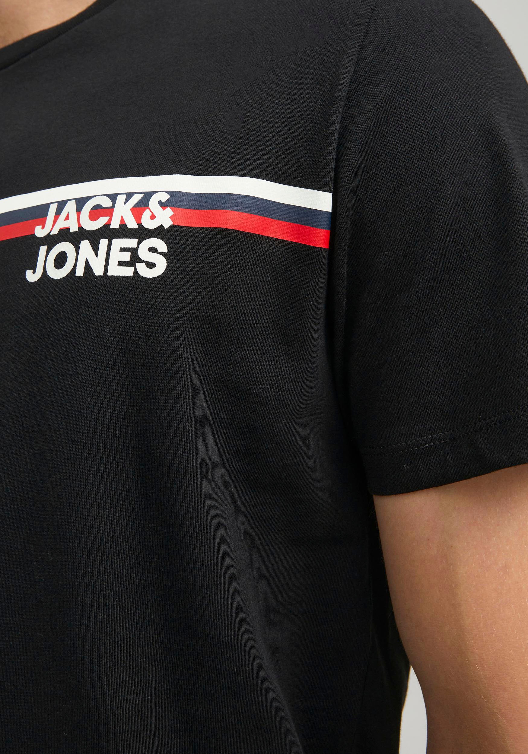 Jack & Jones Kurzarmshirt »JJ JJATLAS TEE SS CREW NECK«