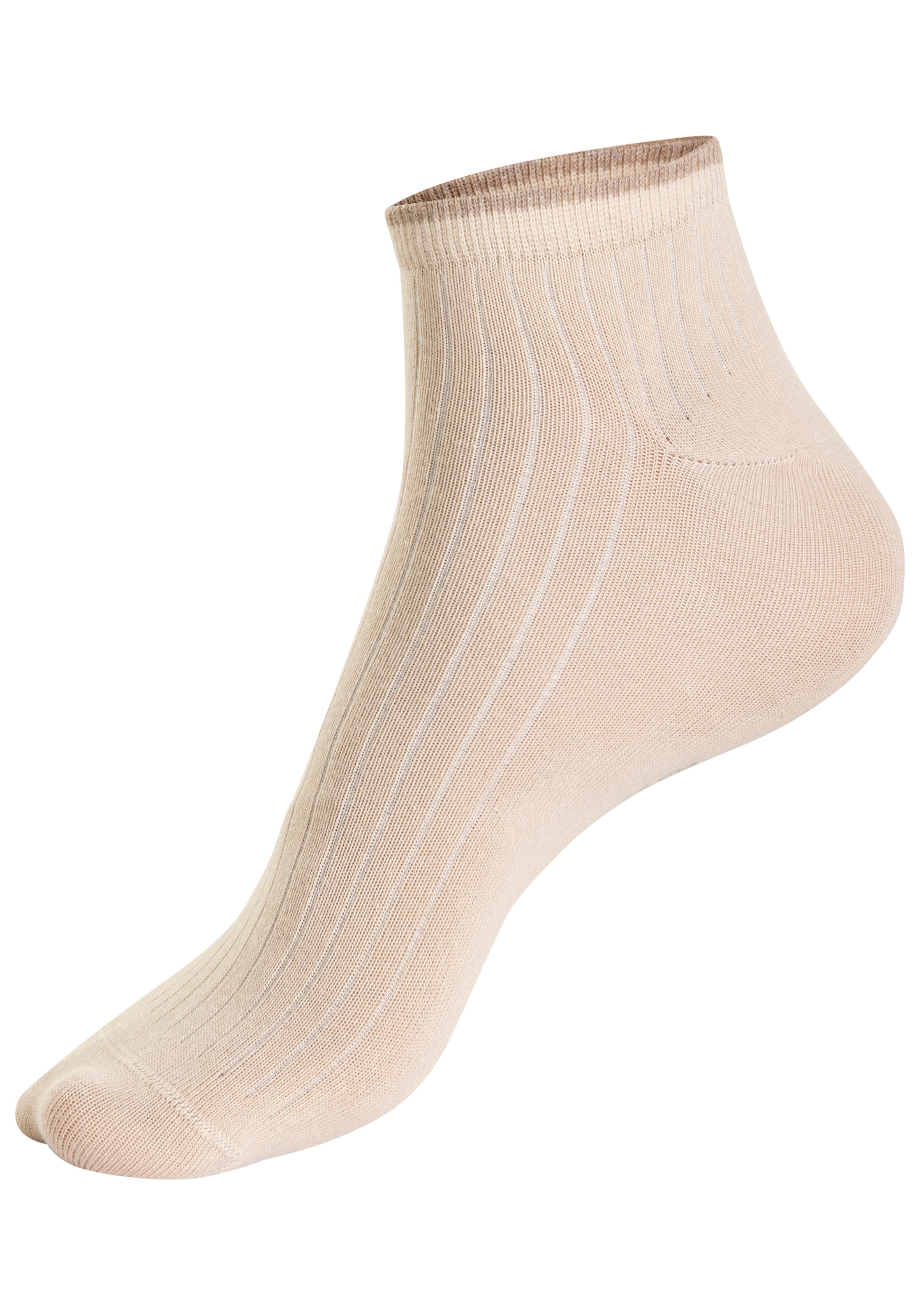 H.I.S Chaussettes courtes Paquet, 7 Couple tlg. in schöner Farbpackung