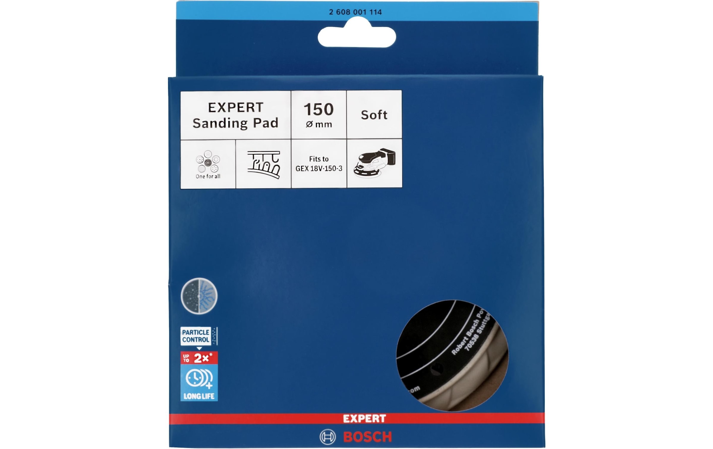 Bosch Professional Schleifscheibe »EXPERT Multihole weich, 150 mm«