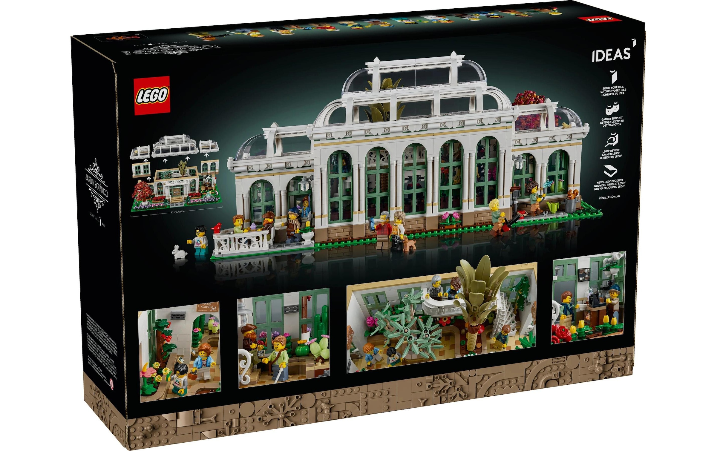 LEGO® Spielbausteine »Ideas Der botanische Garten«, (3792 St.)