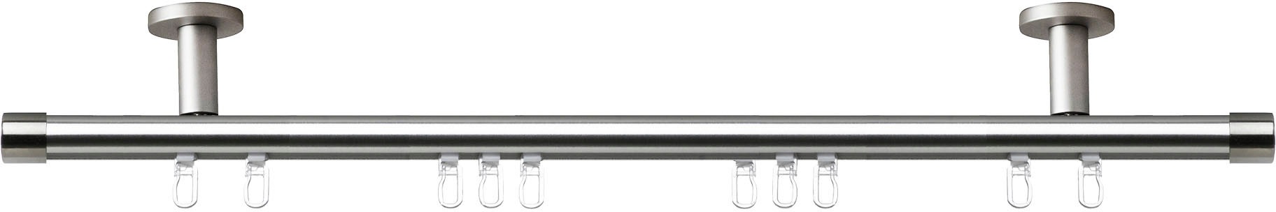 Image of indeko Gardinenstange »Consul«, 1 läufig-läufig, Wunschmasslänge, edelstahlfarben bei Ackermann Versand Schweiz