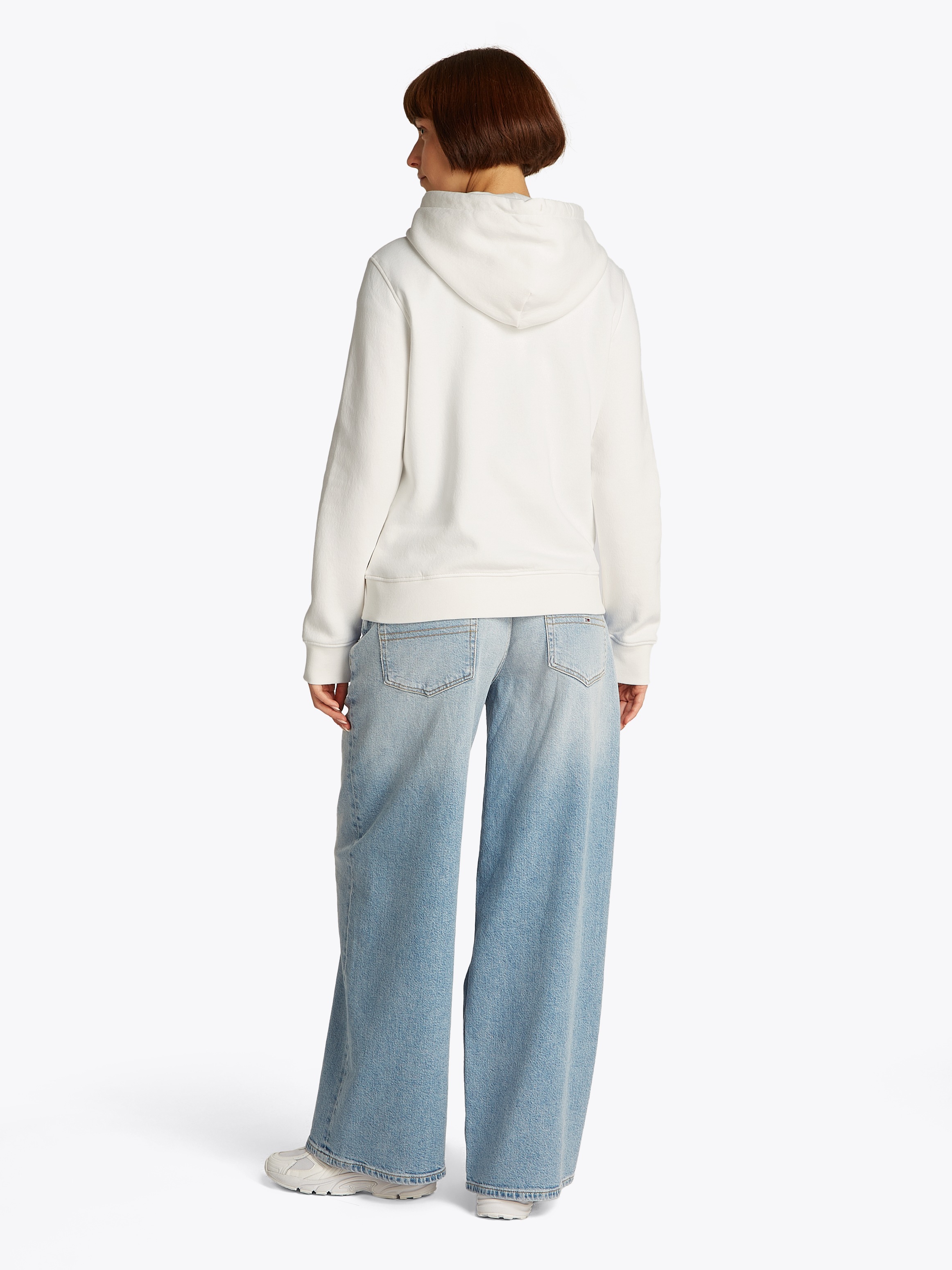 Tommy Jeans Curve Kapuzensweatshirt »TJW REG TONAL LINEAR HOODIE EXT«, in Grossen Grössen, Kapuze, Logostickerei