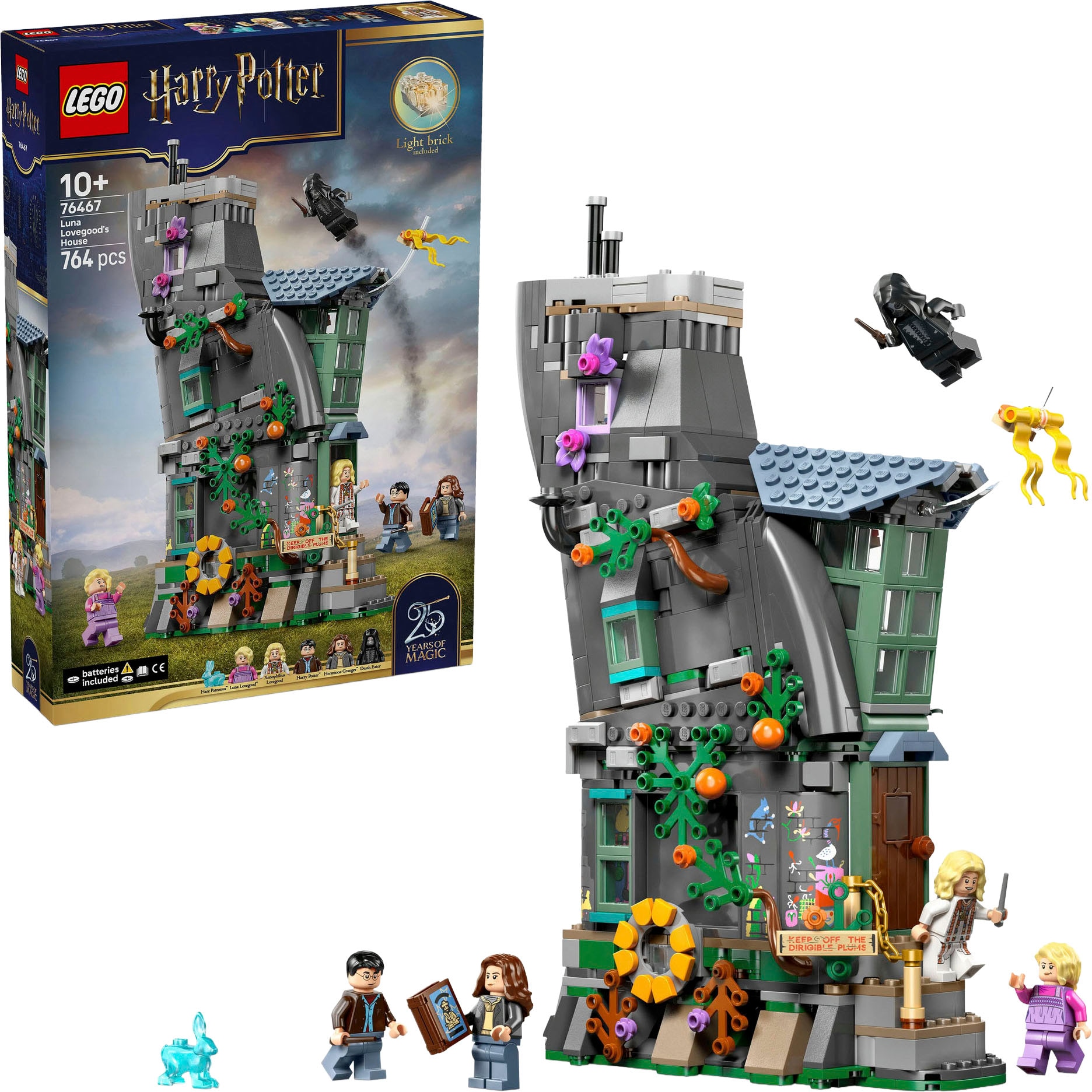 Image of LEGO Konstruktionsspielsteine "Luna Lovegoods Haus (76467), LEGO Harry Potter"