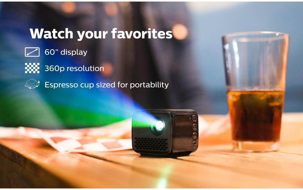 Philips Portabler Projektor »Projektor PicoPix Nano«