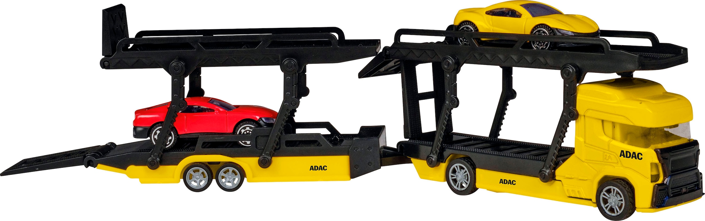 Happy People Transporteur de jouets »ADAC Die Cast Transporter« inkluisve 2 Farhzeuge
