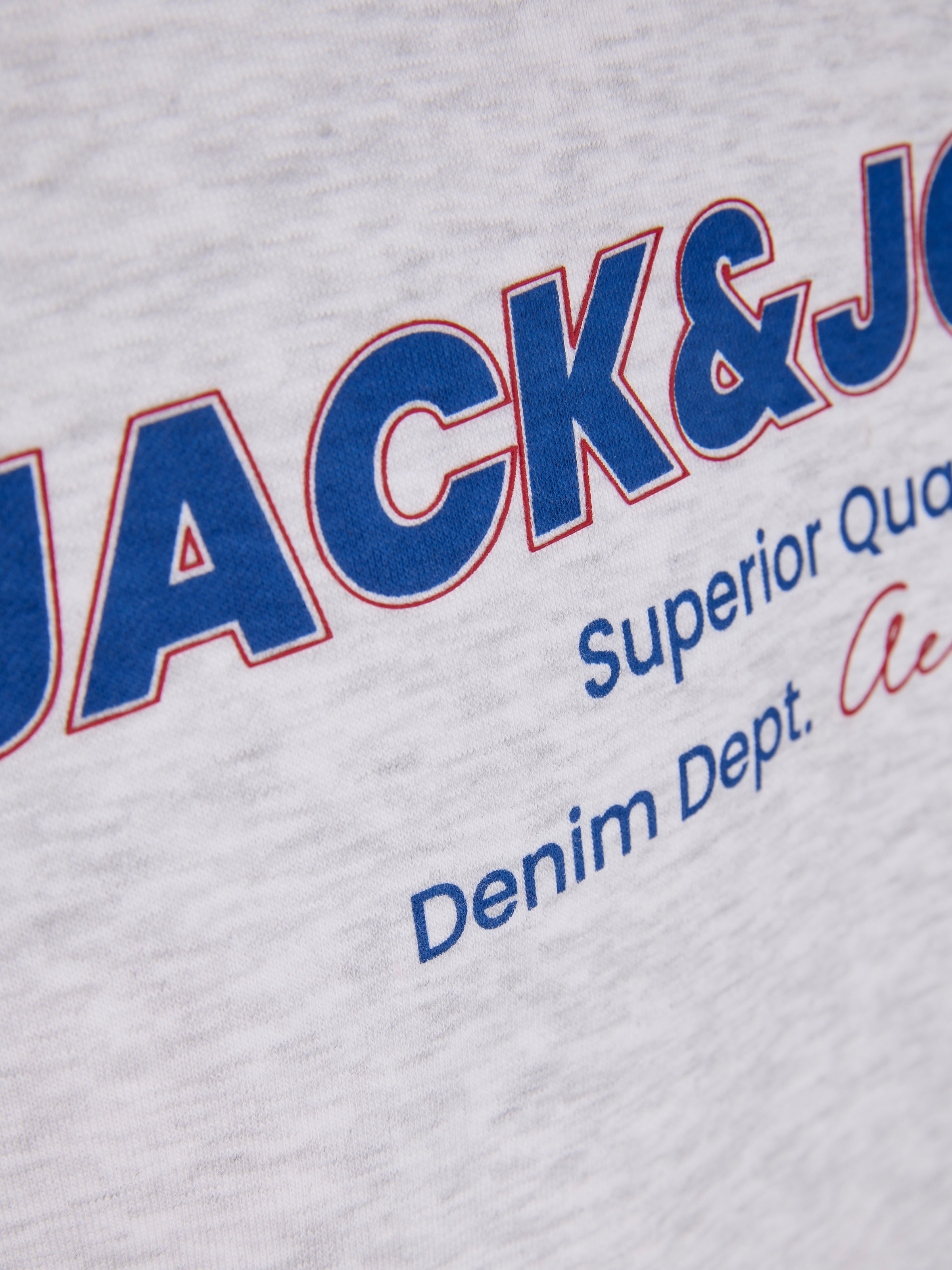 Jack & Jones Sweat à capuche »JJABBO SWEAT HOOD«, mélange de coton, coupe ample
