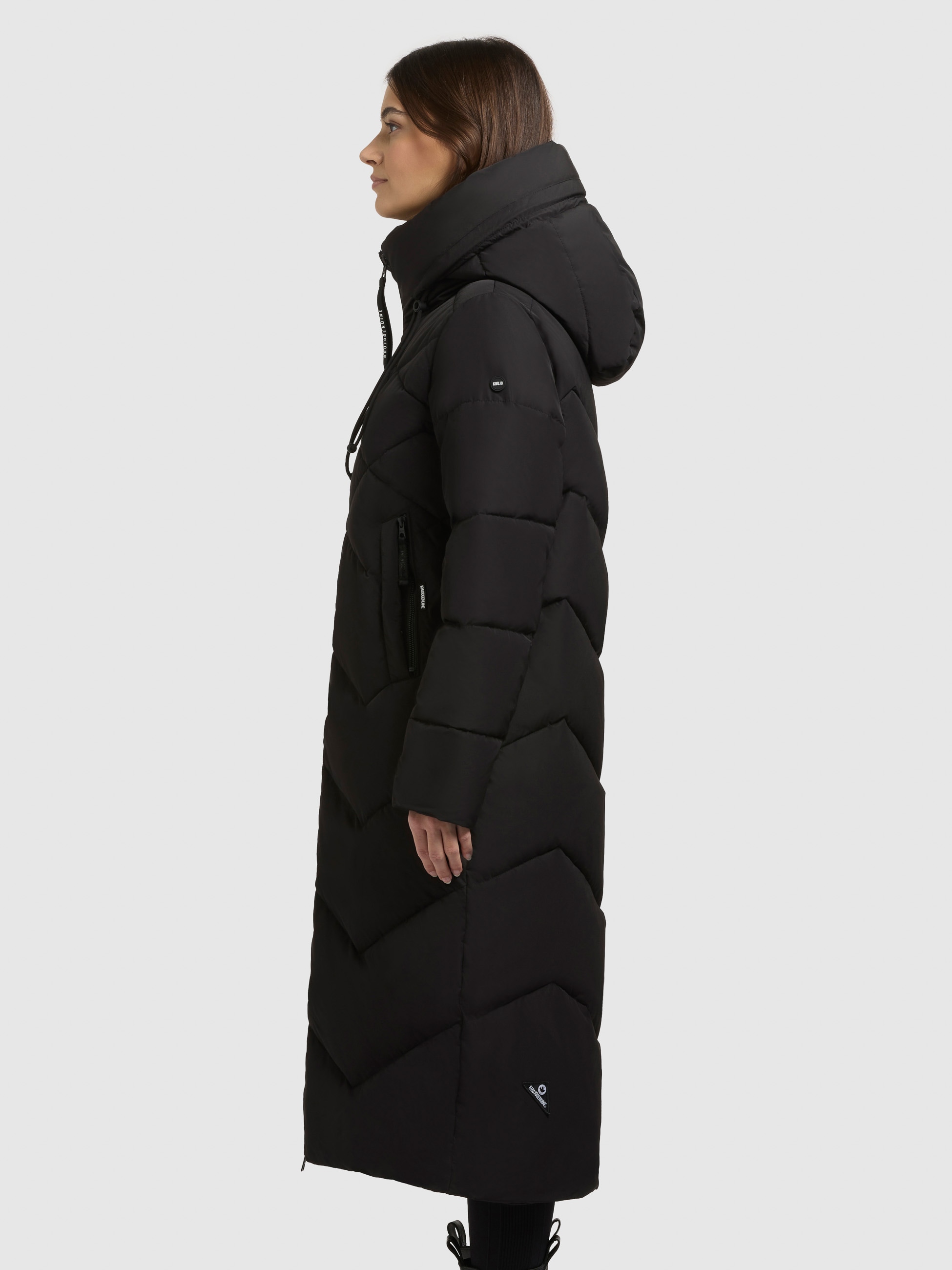 khujo Manteau matelassé »LINARI« innenliegender Stehkragen, elastische Bündchen am Ärmelfutter