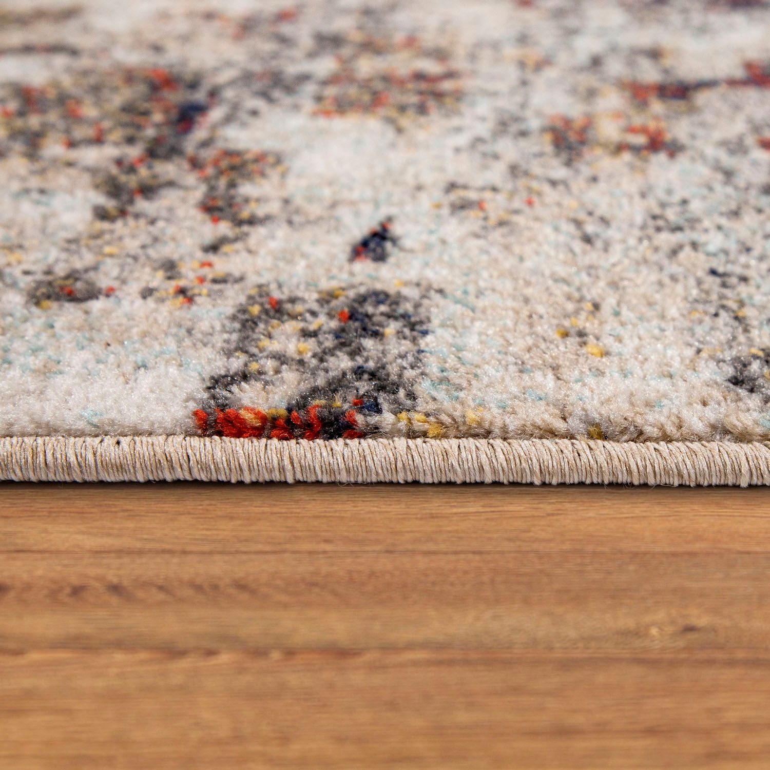 Paco Home Tapis »Jazz 711« Rectangulaire 13 mm Höhe Kurzflor, modernes buntes Design und Used-Look