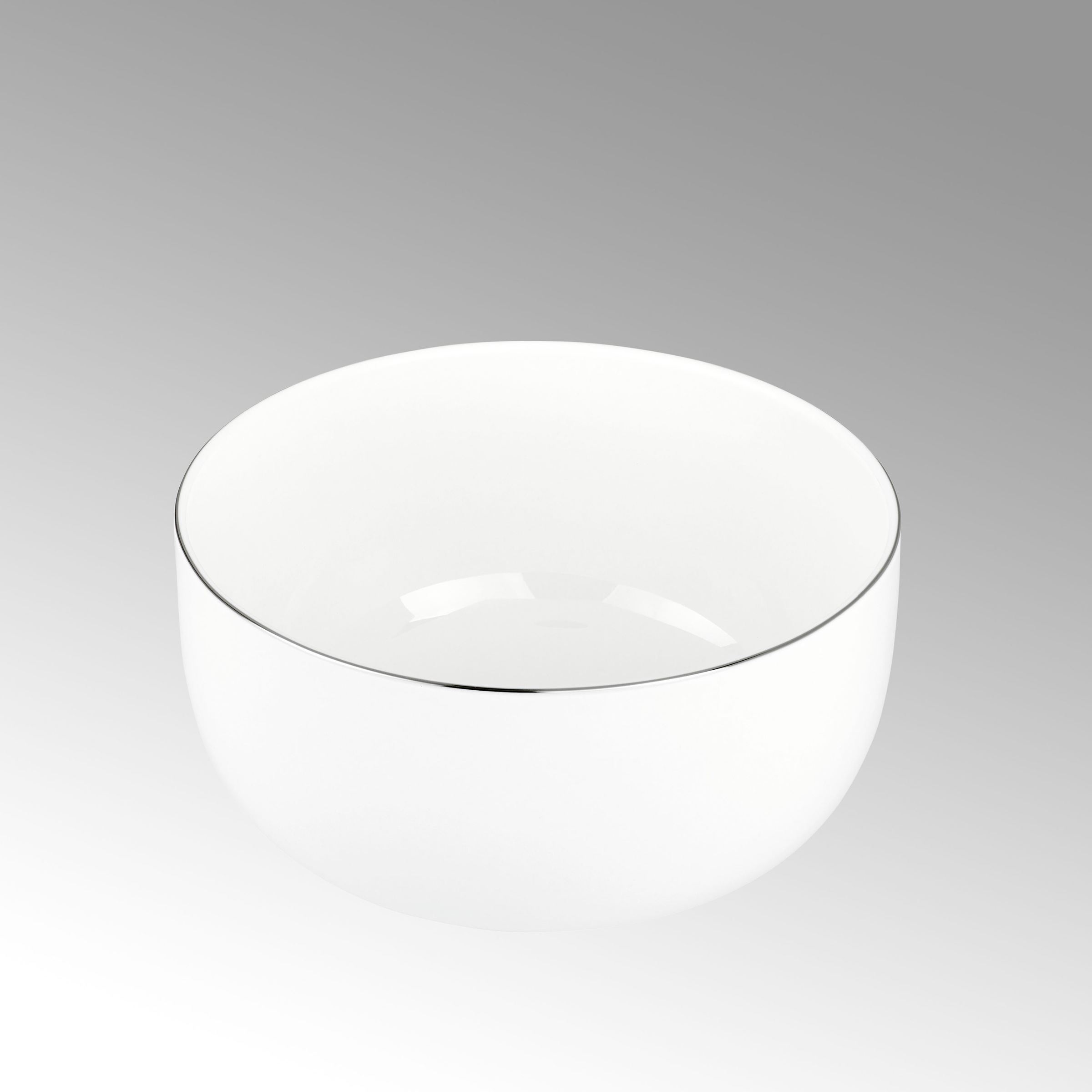 Image of Lambert Müslischüssel »Serene«, 4 tlg., aus Fine China-Porzellan, handgefertig, Ø 15 cm, Platinrand bei Ackermann Versand Schweiz