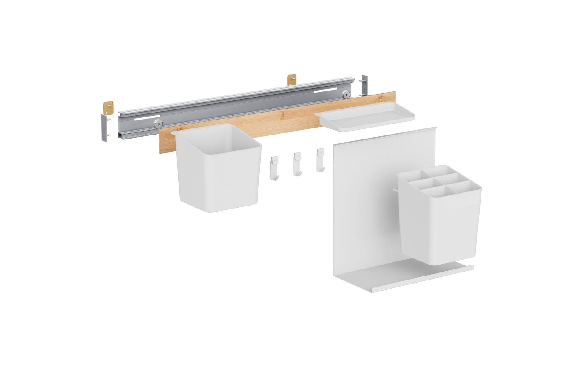 tesa Elément de rangement »M Bambus/Weiss«