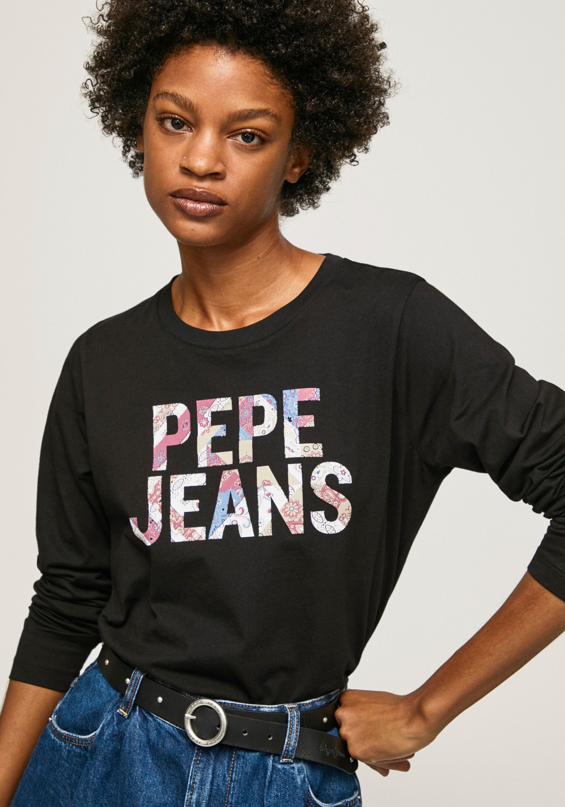 ♕ Pepe kaufen Langarmshirt Jeans »LUNA« versandkostenfrei