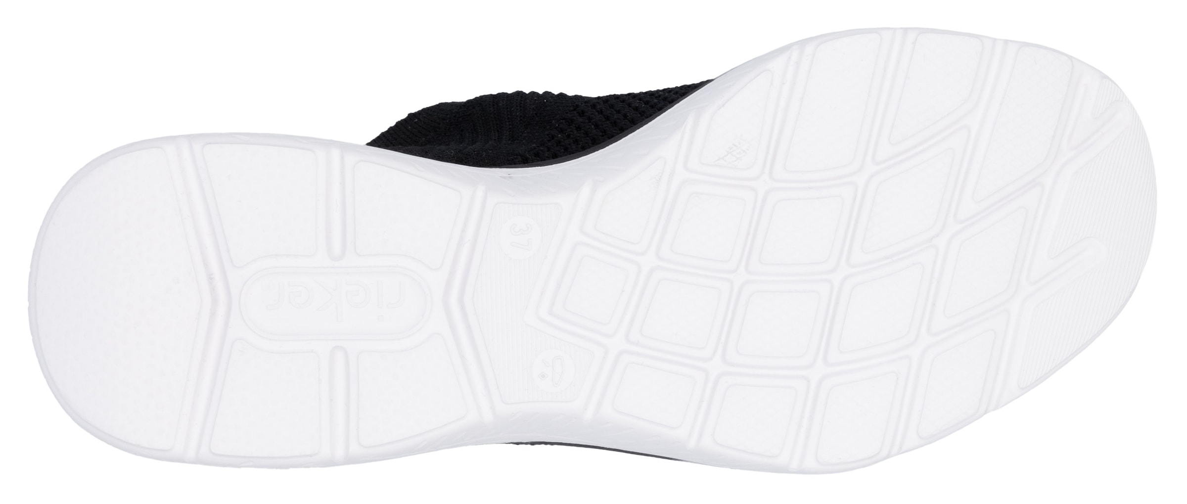 RIEKER Sport Slip-On Sneaker, Slipper, Freizeitschuh, Schlupfschuh mit Elastik-Einstieg