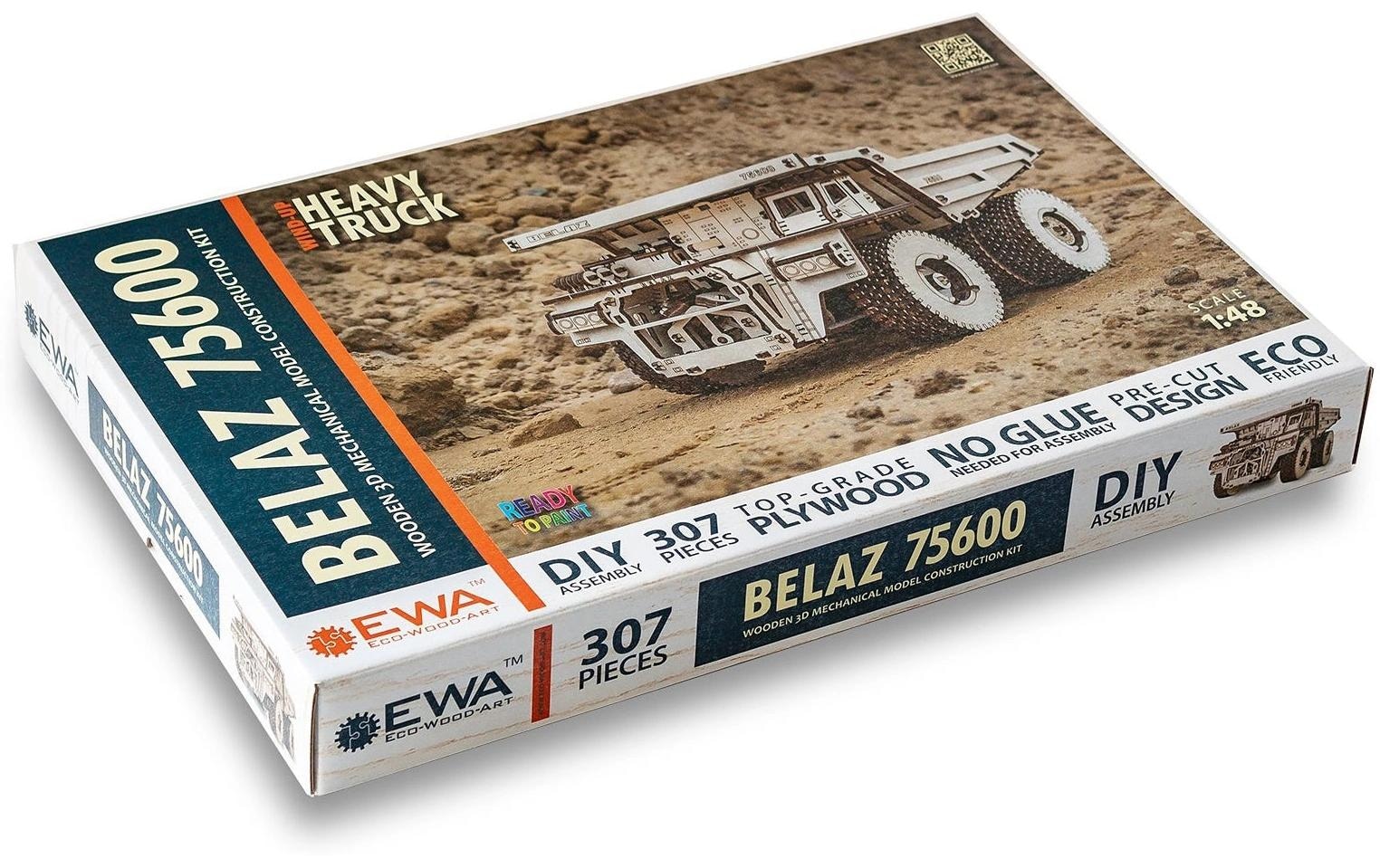   Modellbausatz »Eco-Wood-Art Muldenkipper BELAZ 75600« 307 Stk. tlg.