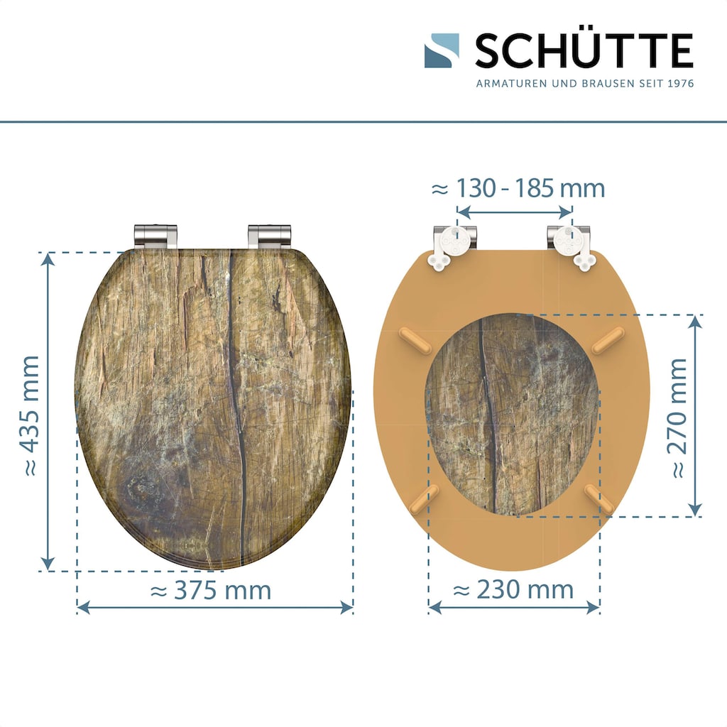 Schütte WC-Sitz »Solid Wood«