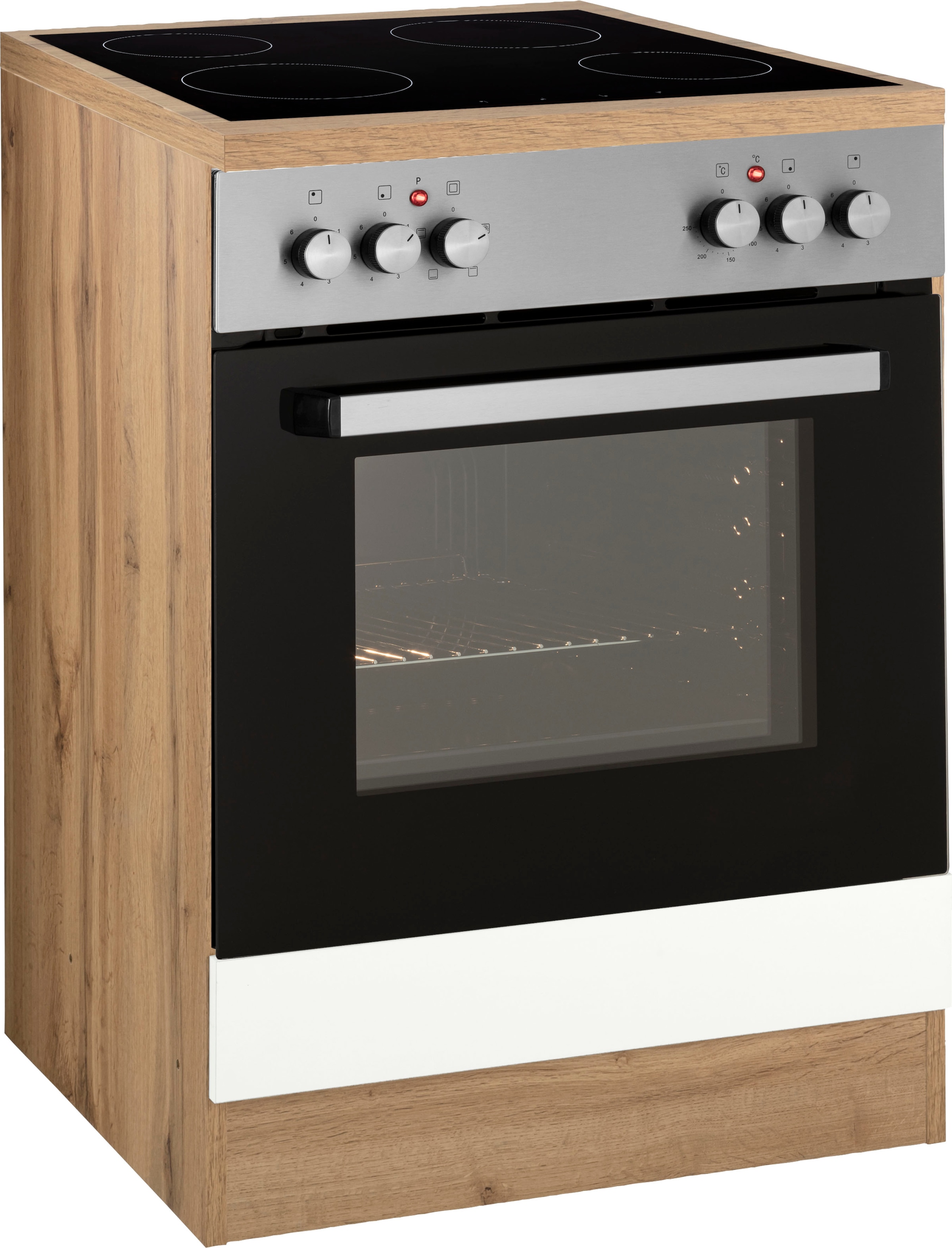 KOCHSTATION Armoire encastrée pour cuisinière »KS-Colmar« 60 cm, adapté pour ensemble de cuisinière