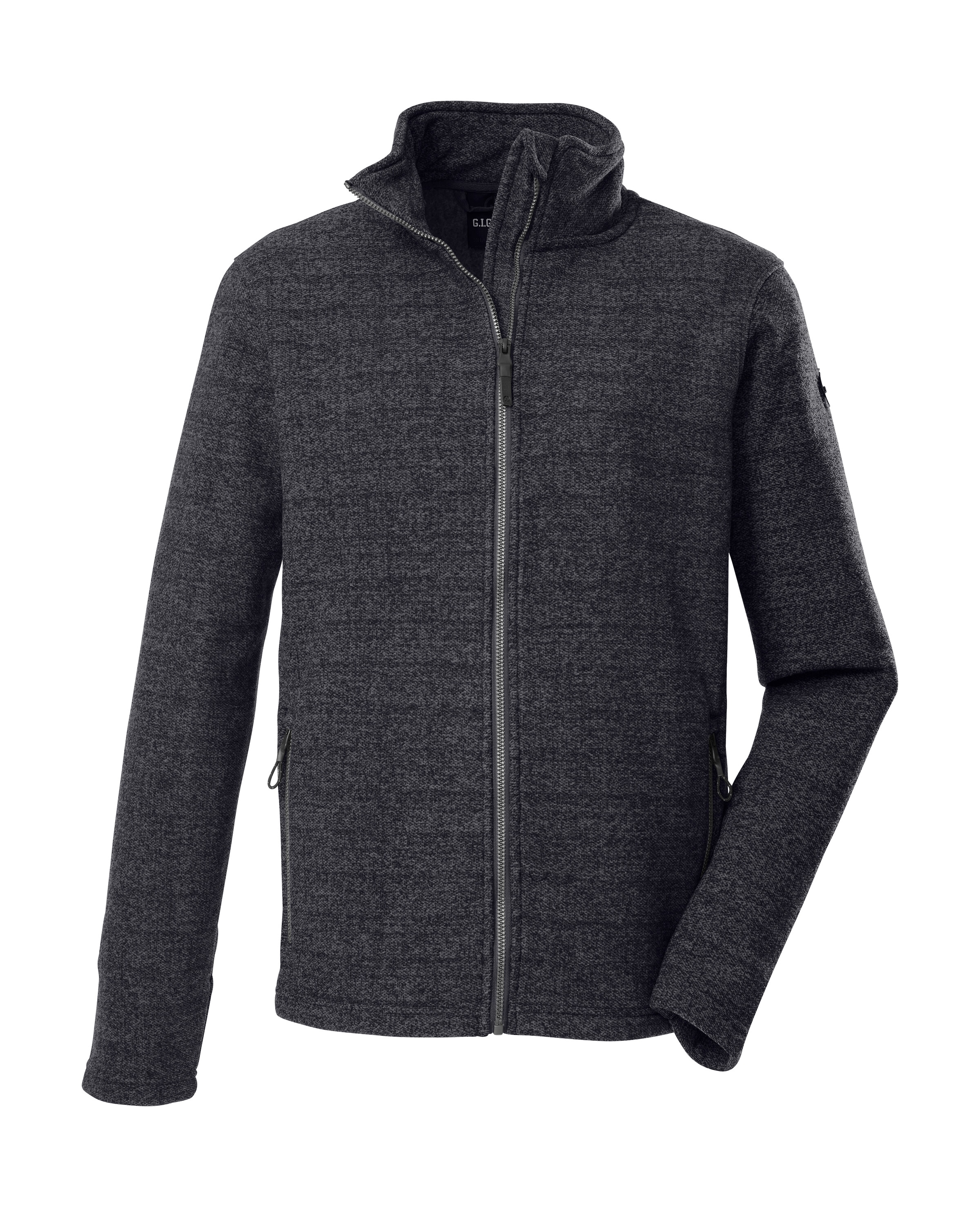 G.I.G.A. DX by killtec Fleecejacke »GW 42 MN FLC JCKT« G.I.G.A. DX Fleecejacke: Melange Optik, Zipper-Taschen, Kinnschutz
