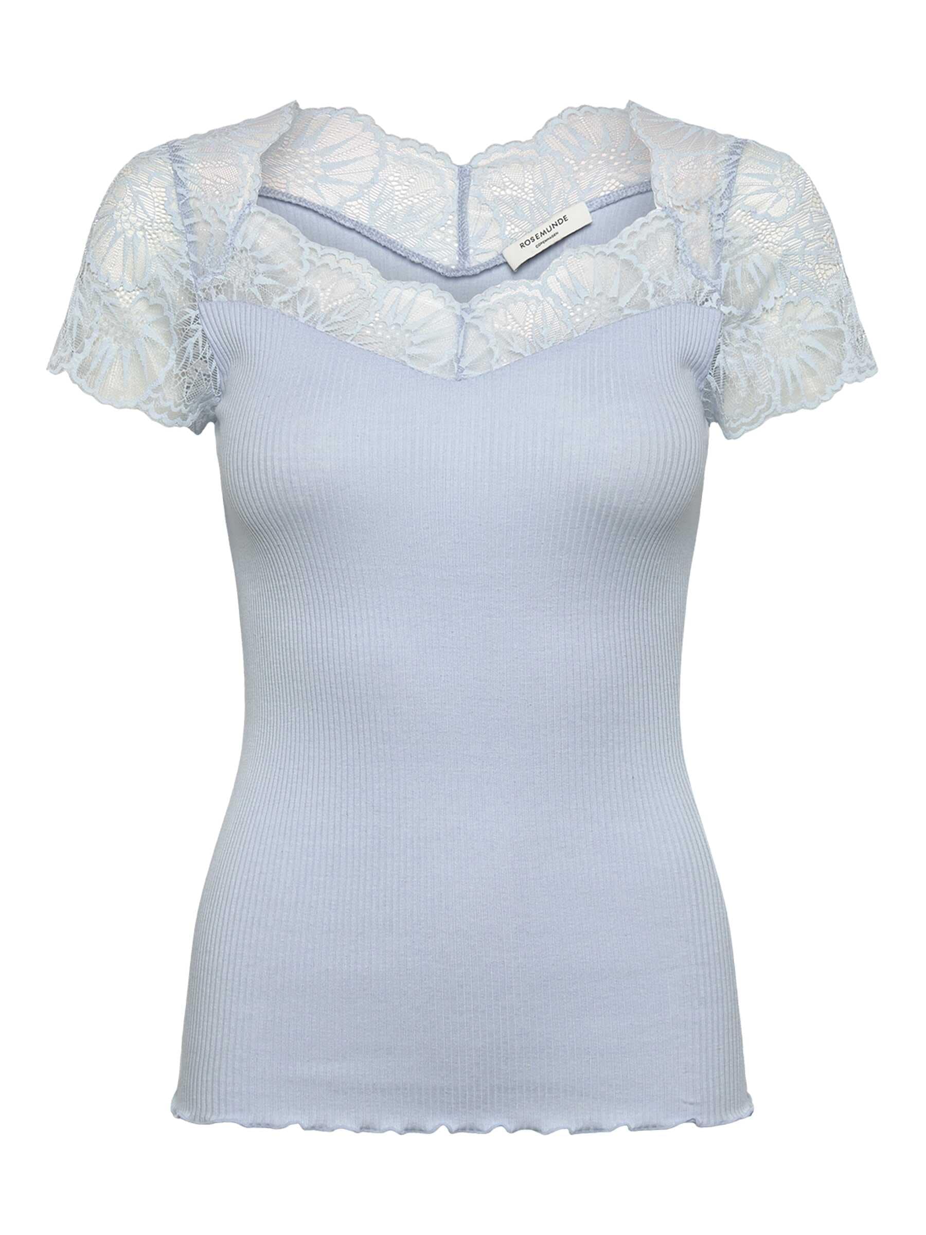 rosemunde Chemise en dentelle »Beatha Lace Capsleeve T-Shirt« wunderschöne elastisch weiche Vintage-Spitze an Ausschnitt und Ärmeln