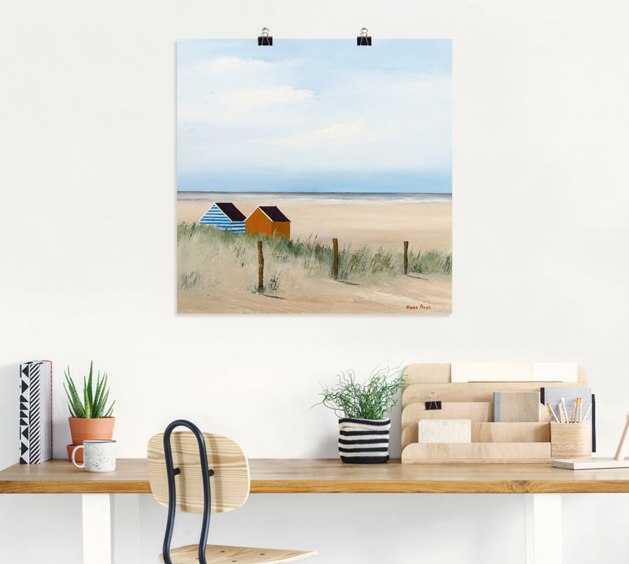 Artland Fresque murale »Sonniger Morgen V« 1 cuis tlg. als Leinwandbild, Poster in verschied. Grössen