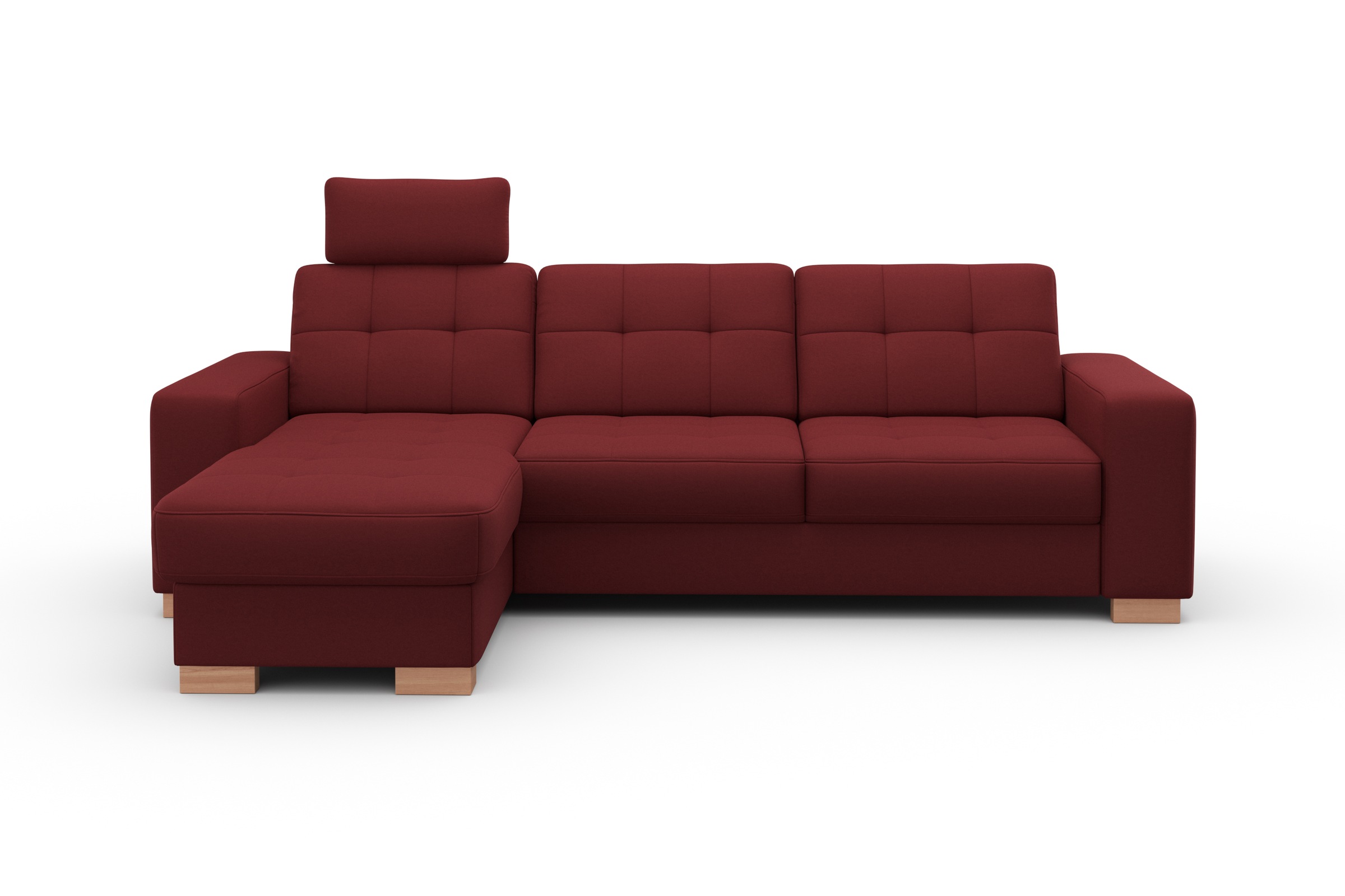 sit&more Canapé d'angle »Quincy L-Form« au choix avec fonction lit et coffre de lit