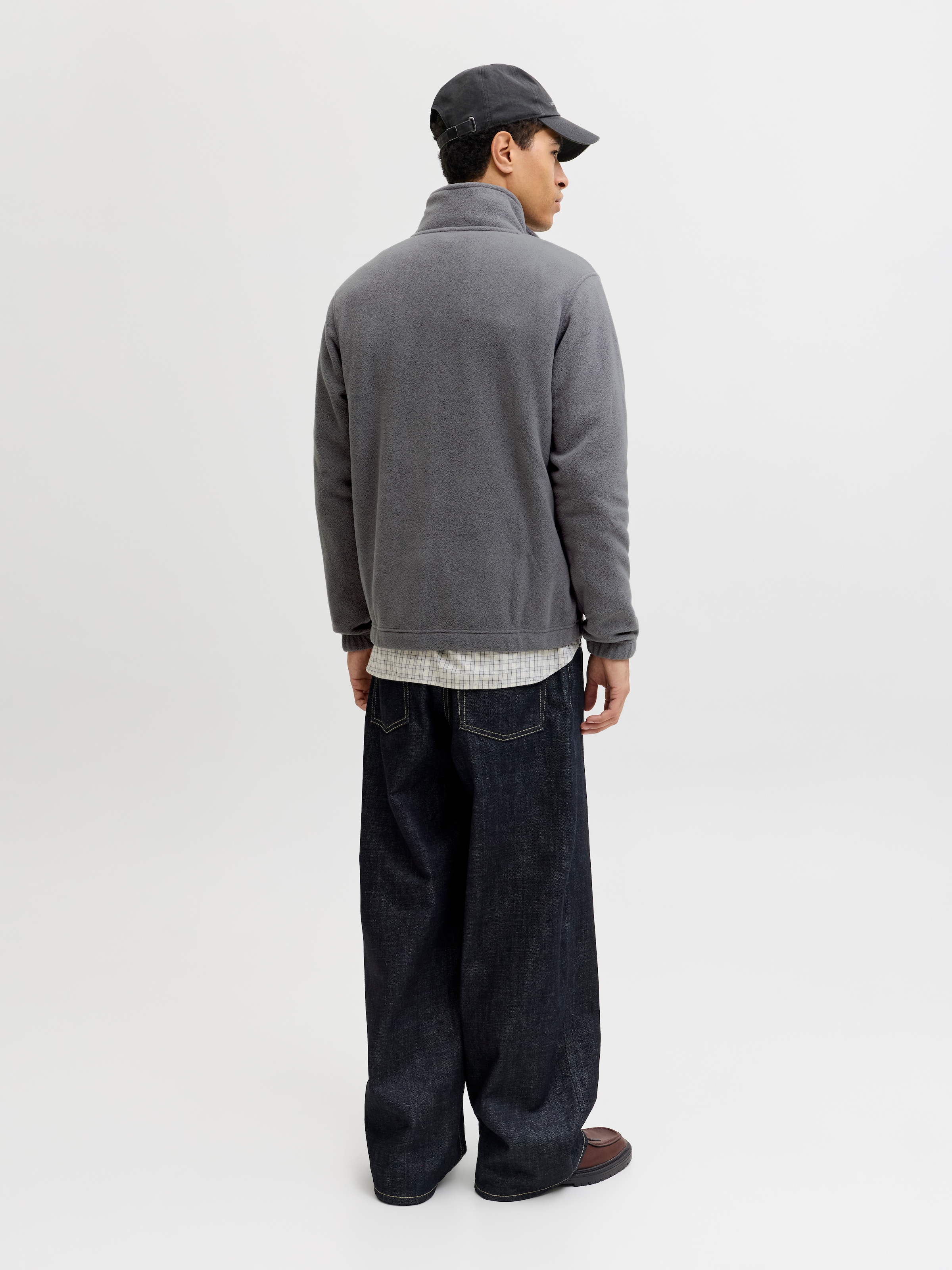 Jack & Jones Pull en polaire »JJSOHO HALFZIP FLEECE«, fibre synthétique, coupe décontractée
