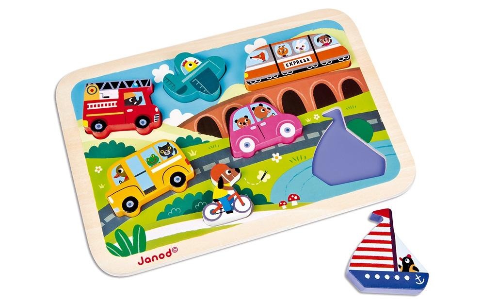 Image of Janod Lernspielzeug »Chunky Fahrzeuge 7« bei Ackermann Versand Schweiz