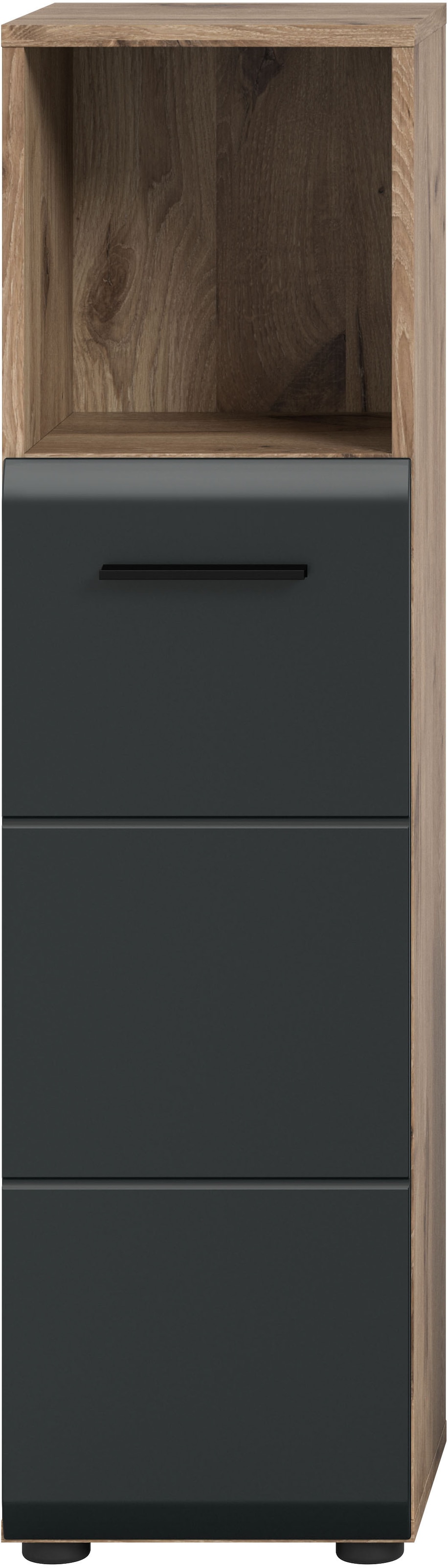 INOSIGN Armoire de rangement »FLORENZ, TOPSELLER!, Höhe 110 cm, 1 Tür, 2 Fachböden, 1 offenes Fach« TOPSELLER!, 1 cuis tlg. Türanschlag wechselbar, hochwertige MDF Front, Badschrank, Bad