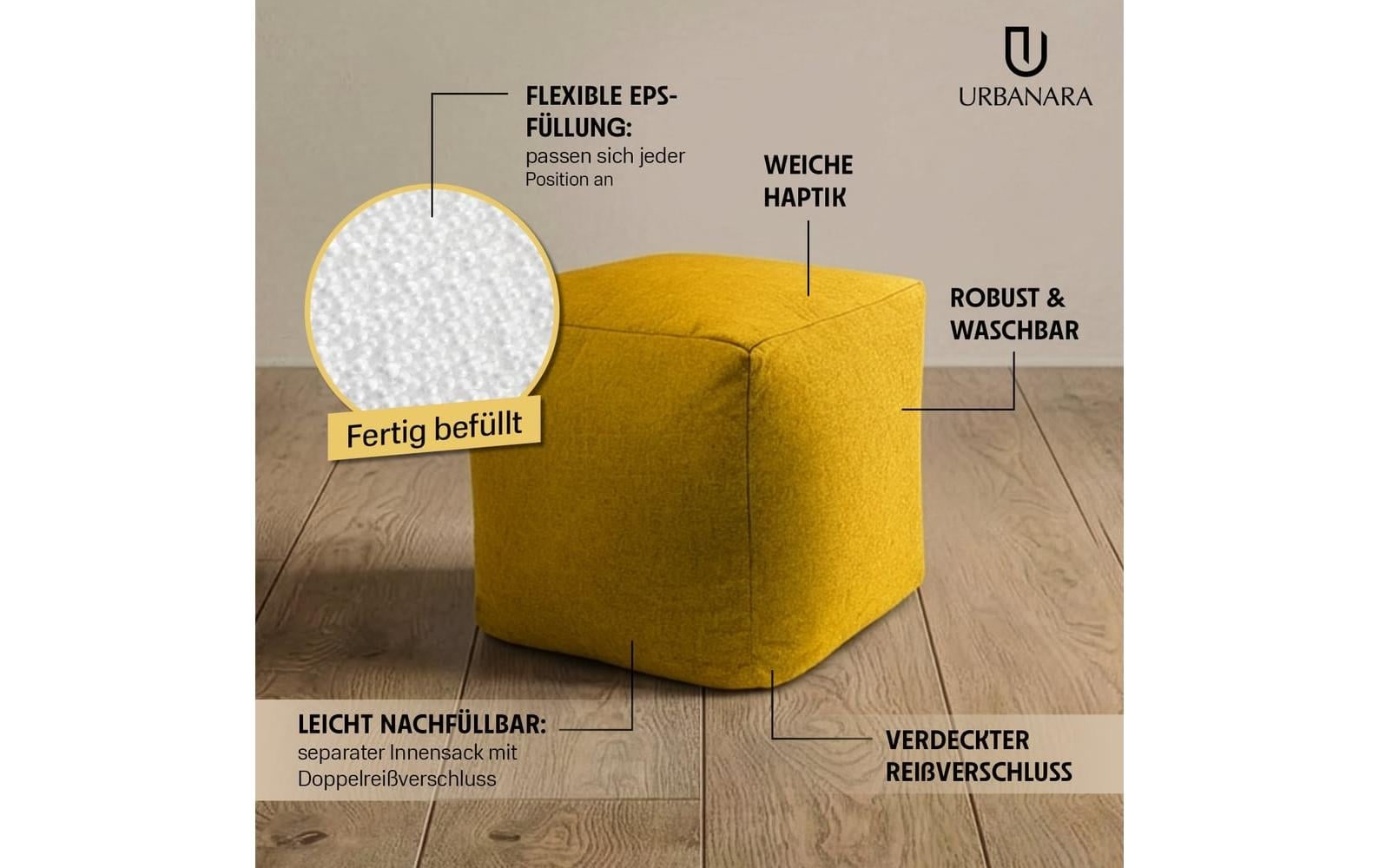   Tabouret »Basic-Comfort 85 l« 1 cuis tlg.