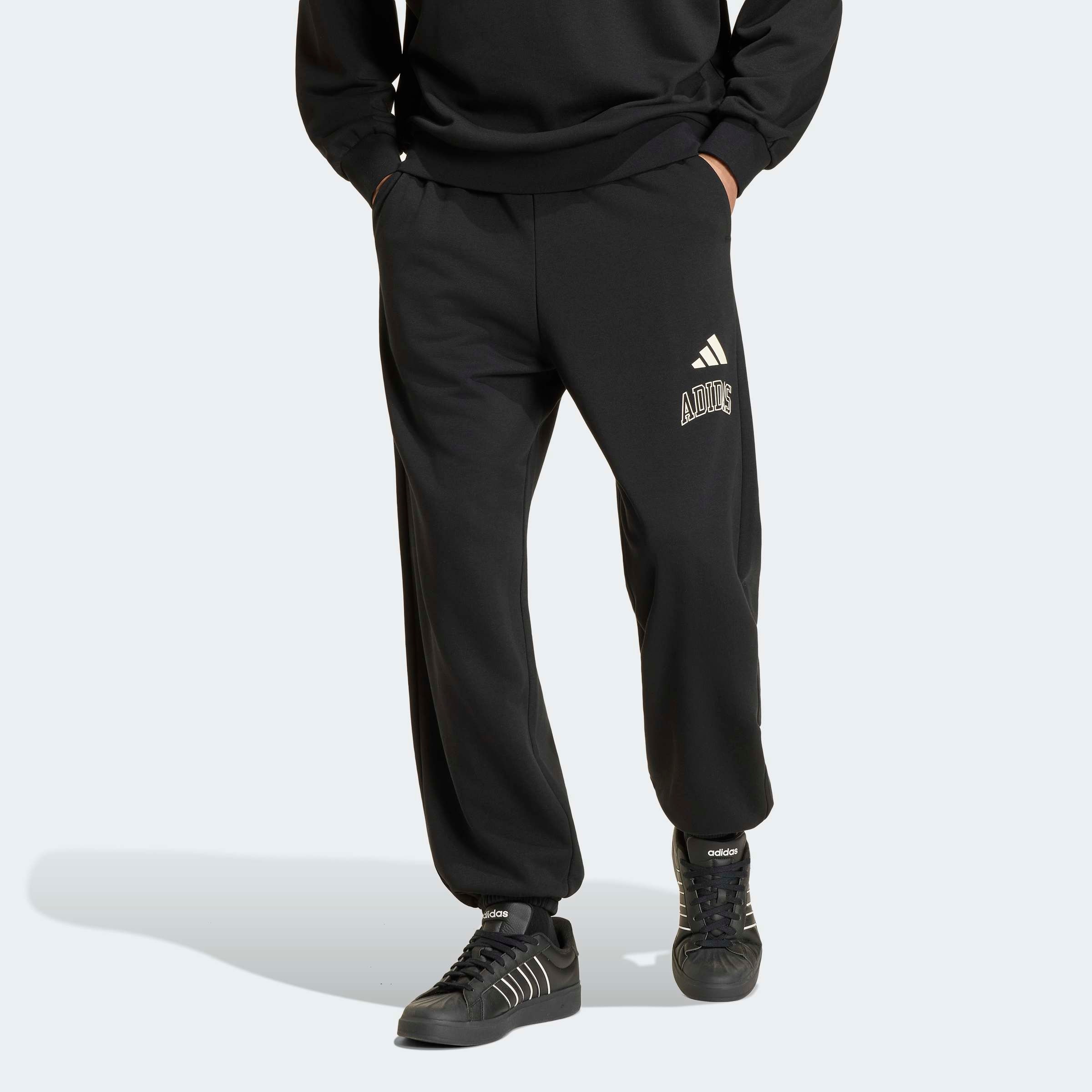 Image of adidas Sportswear Sporthose "SEASONAL ESSENTIALS COLLEGIATE, FRENCH TERRY, BÜNDCHEN" mit normal-weiter Passform, ohne Verschluss, für Erwachsene