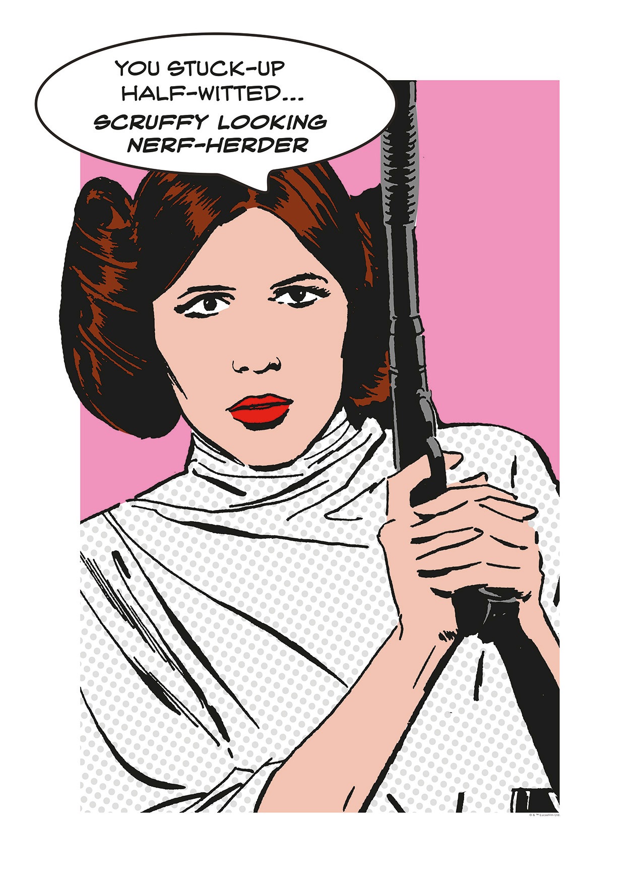 Image of Komar Poster »Star Wars Classic Comic Quote Leia«, Star Wars bei Ackermann Versand Schweiz