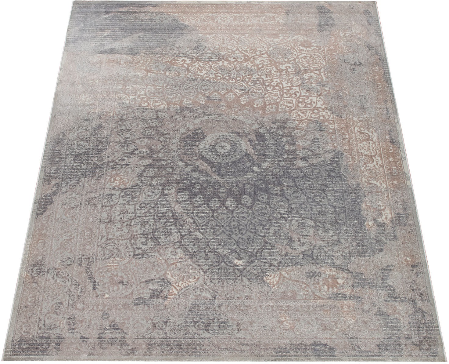 Image of Paco Home Teppich »Hypnos 875«, rechteckig, 7 mm Höhe, Kurzflor, 3D-Effekt, Orient-Optik, Vintage Design, Wohnzimmer bei Ackermann Versand Schweiz