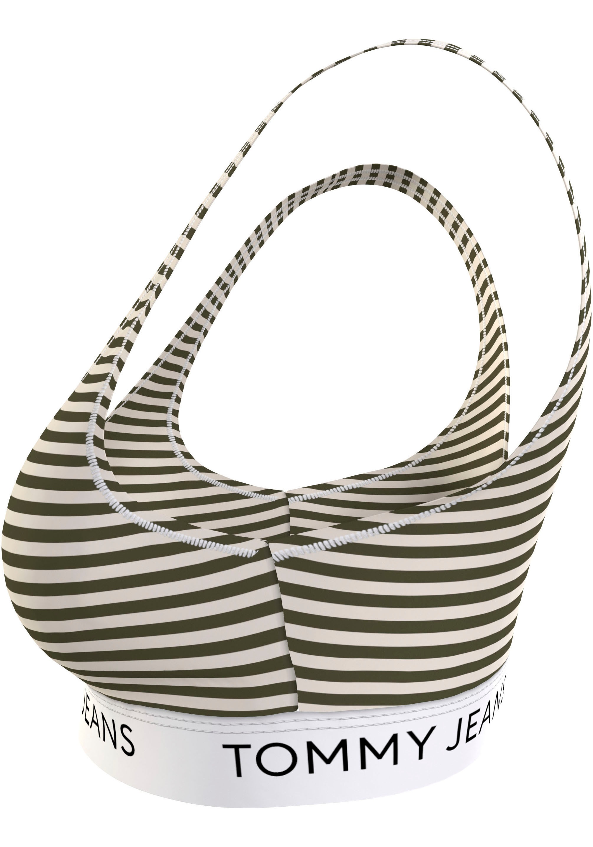Tommy Hilfiger Underwear Bralette-BH »KEYHOLE BRALETTE PRINT«, im Streifendessin, Cutout