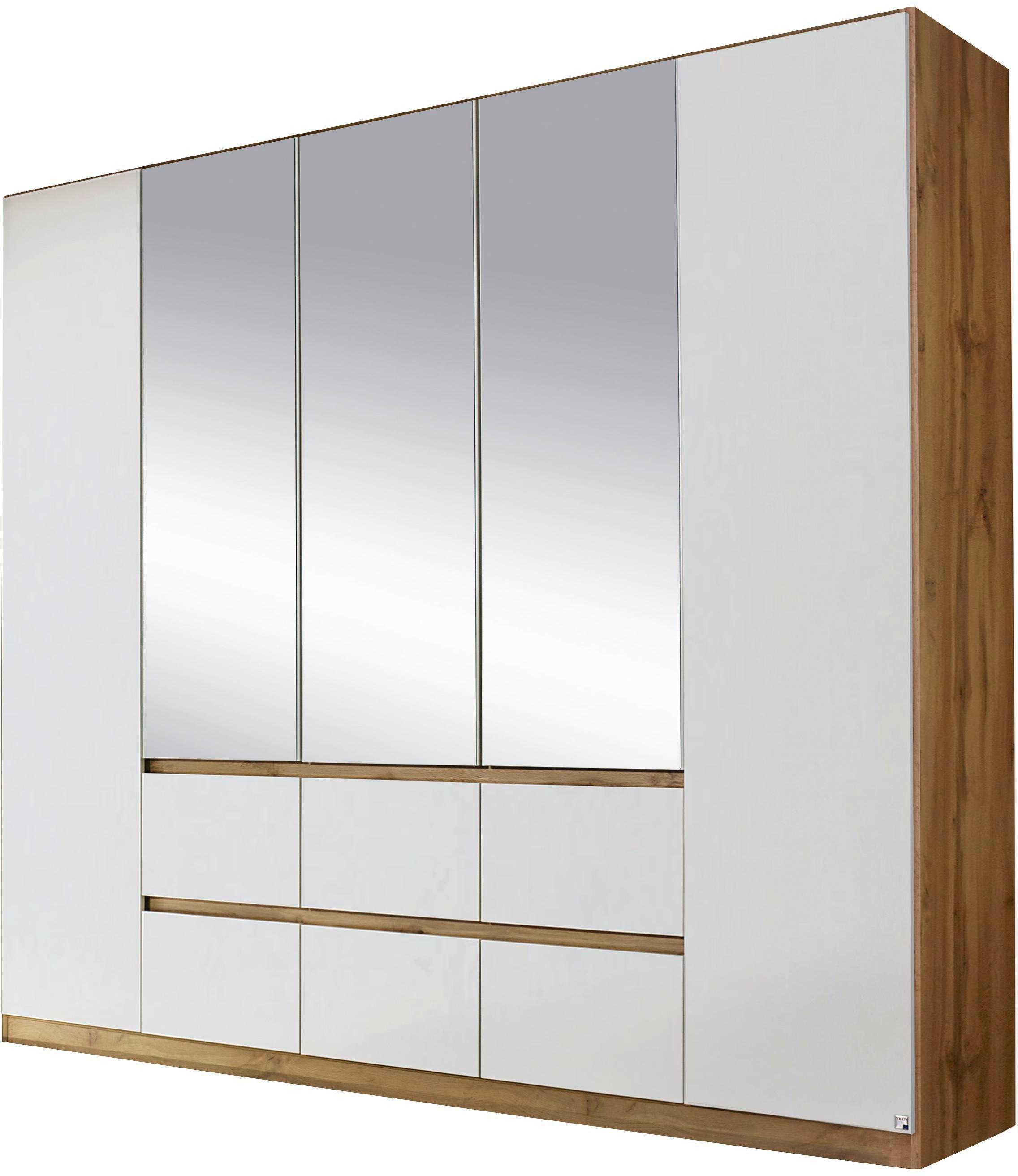 Image of rauch Drehtürenschrank »Mainz«, grifflose Front mit Spiegel, Aussentüren mit Push-to-Open Funktion bei Ackermann Versand Schweiz