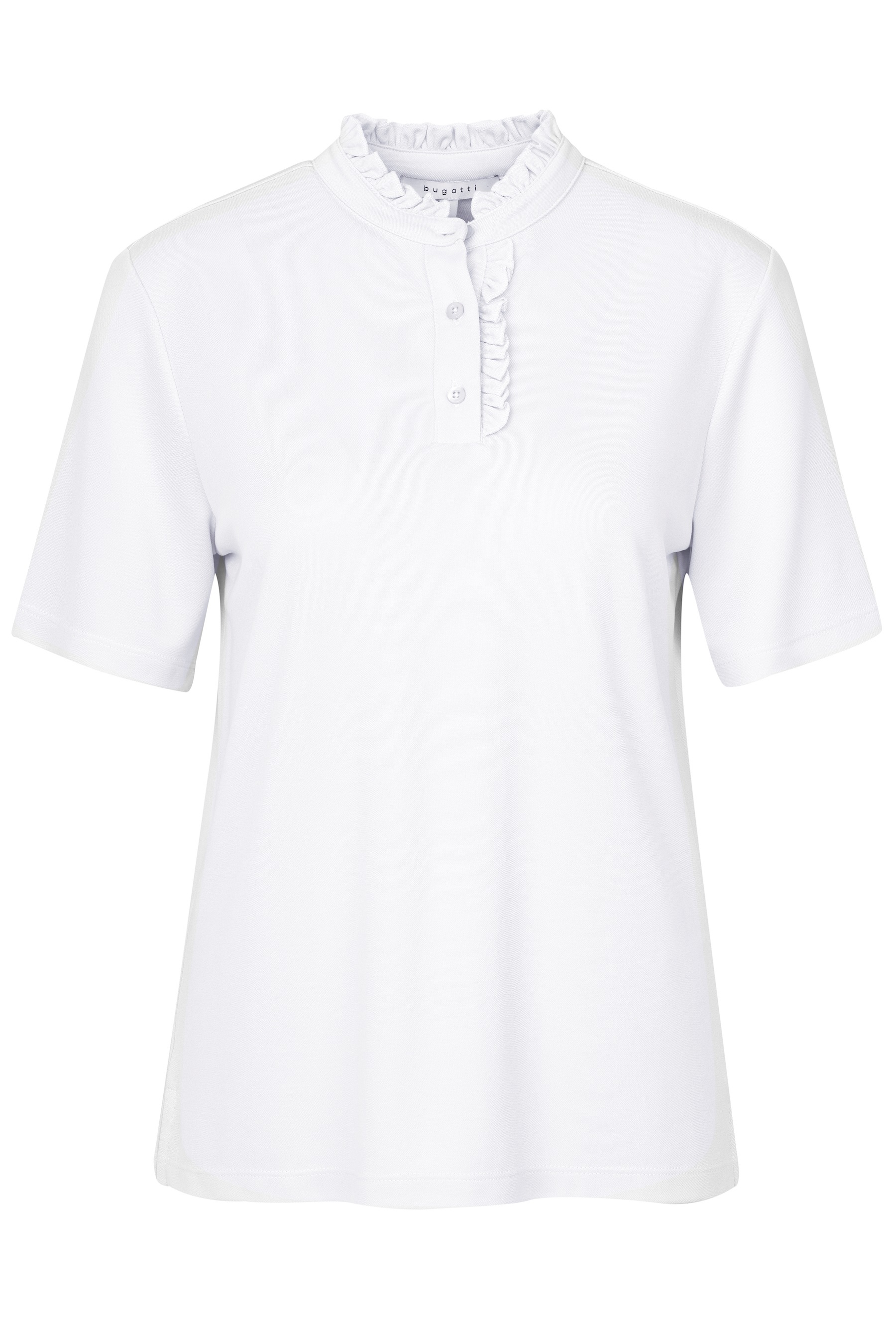 bugatti T-shirt mit Rüschendetails