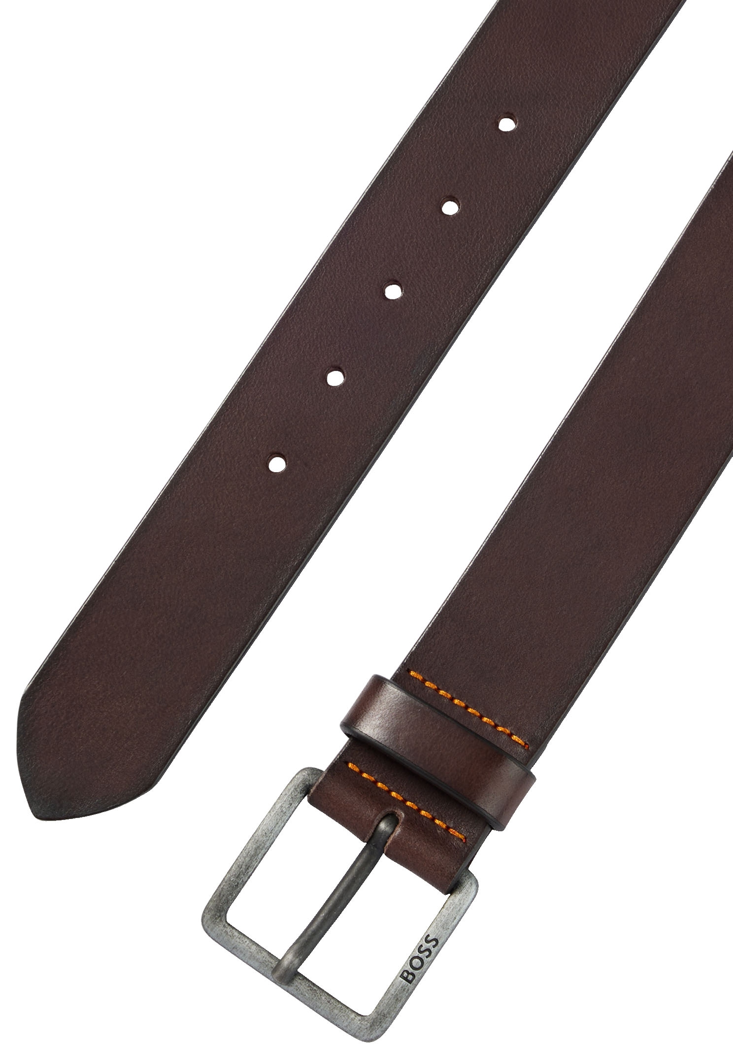 BOSS Ledergürtel »Jeeko_Sz40«, mit BOSS Logo-Schriftzug auf der Schliesse