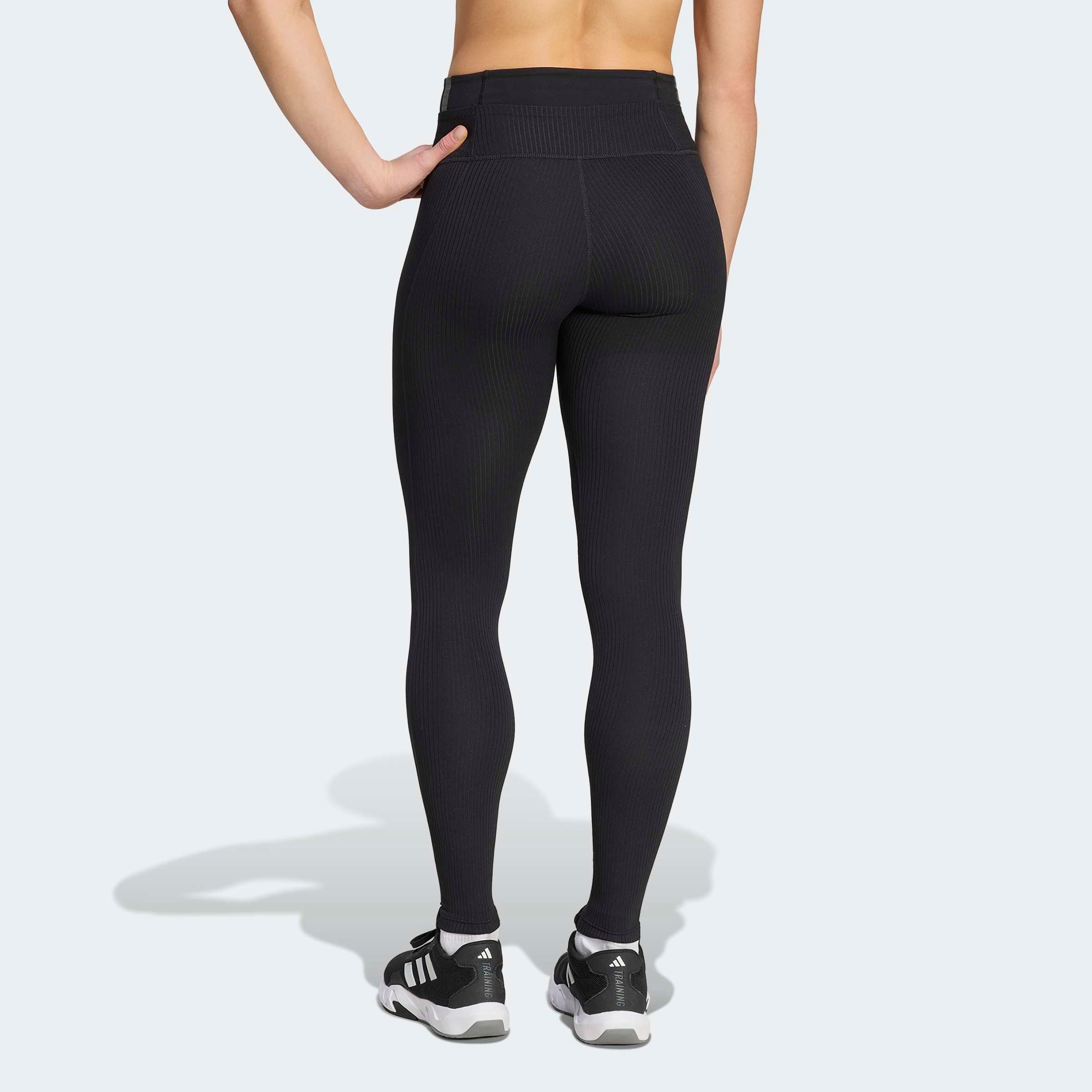 adidas Performance Trainingstights »ALL ME RIB L«  Gerippte Leggings, vom Yoga inspiriert