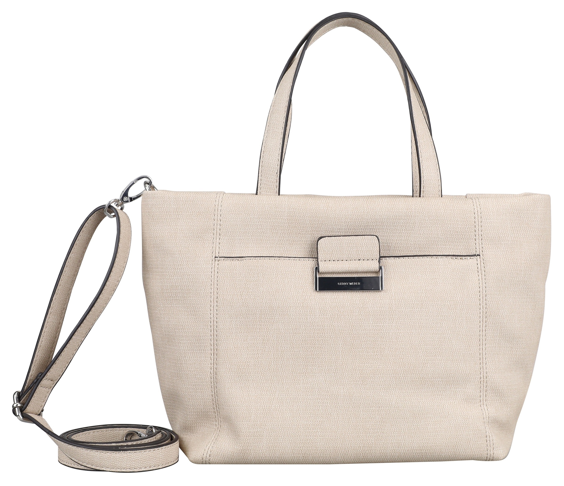 Image of GERRY WEBER Bags Henkeltasche »be different handbag mhz«, im zeitlosen Design mit silberfarbenen Details bei Ackermann Versand Schweiz