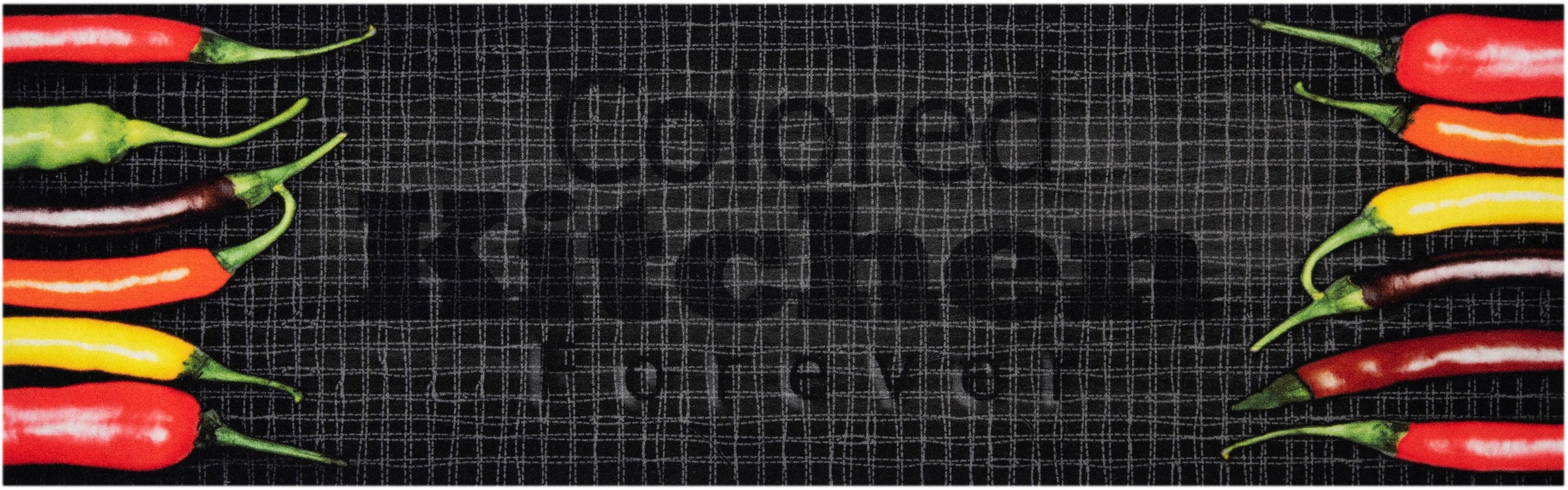 Image of Zala Living Küchenläufer »Colored Kitchen«, rechteckig, 5 mm Höhe, Kurzflor, rutschhemmend, Teppich-Läufer, Farbenfrohes Design, Waschbar, Strapazierfähig, Pflegeleicht, Küche, Gekettelt bei Ackermann Versand Schweiz