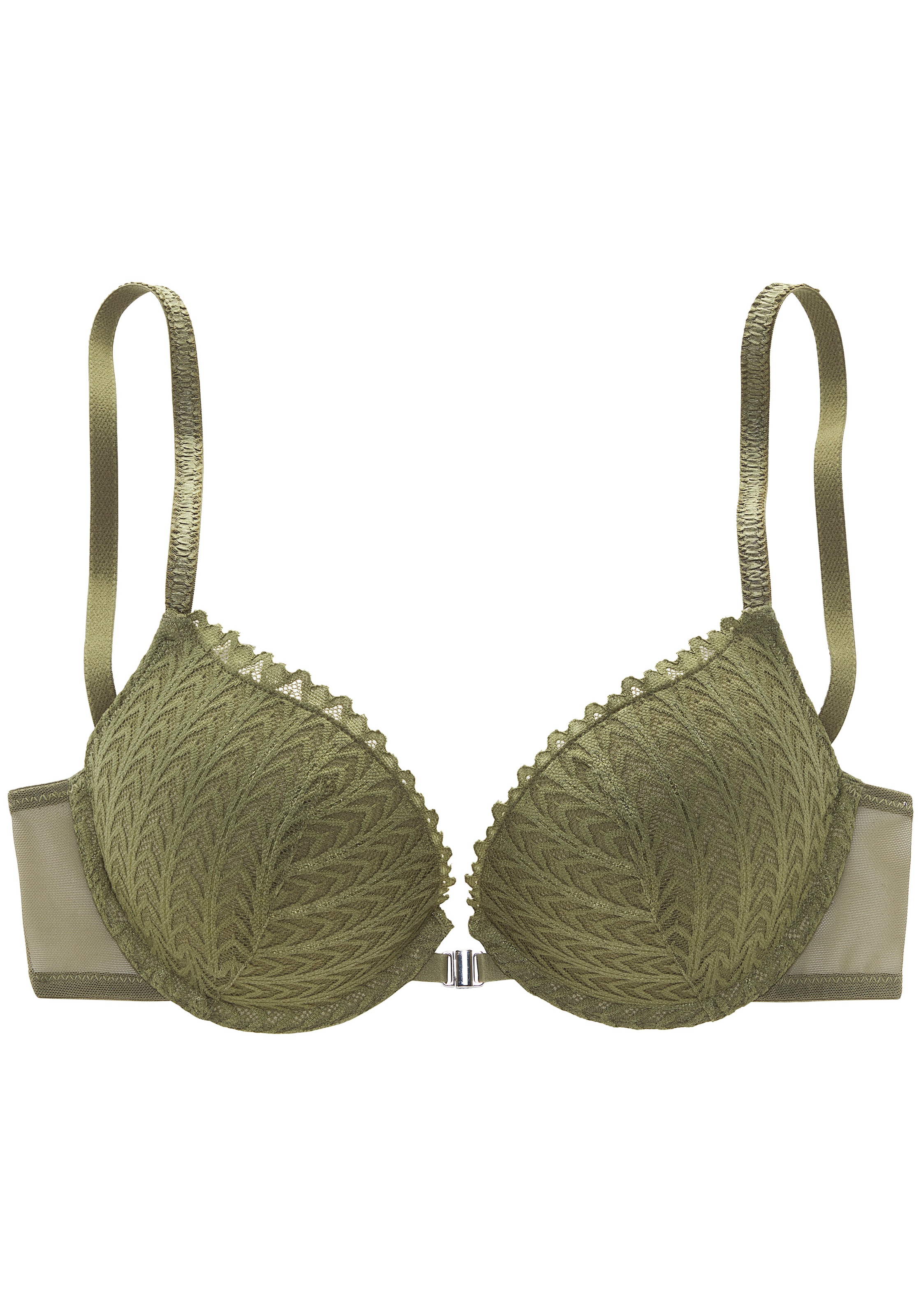 s.Oliver Push-up-BH »Lilou« mit praktischem Vorderverschluss, sexy Dessous