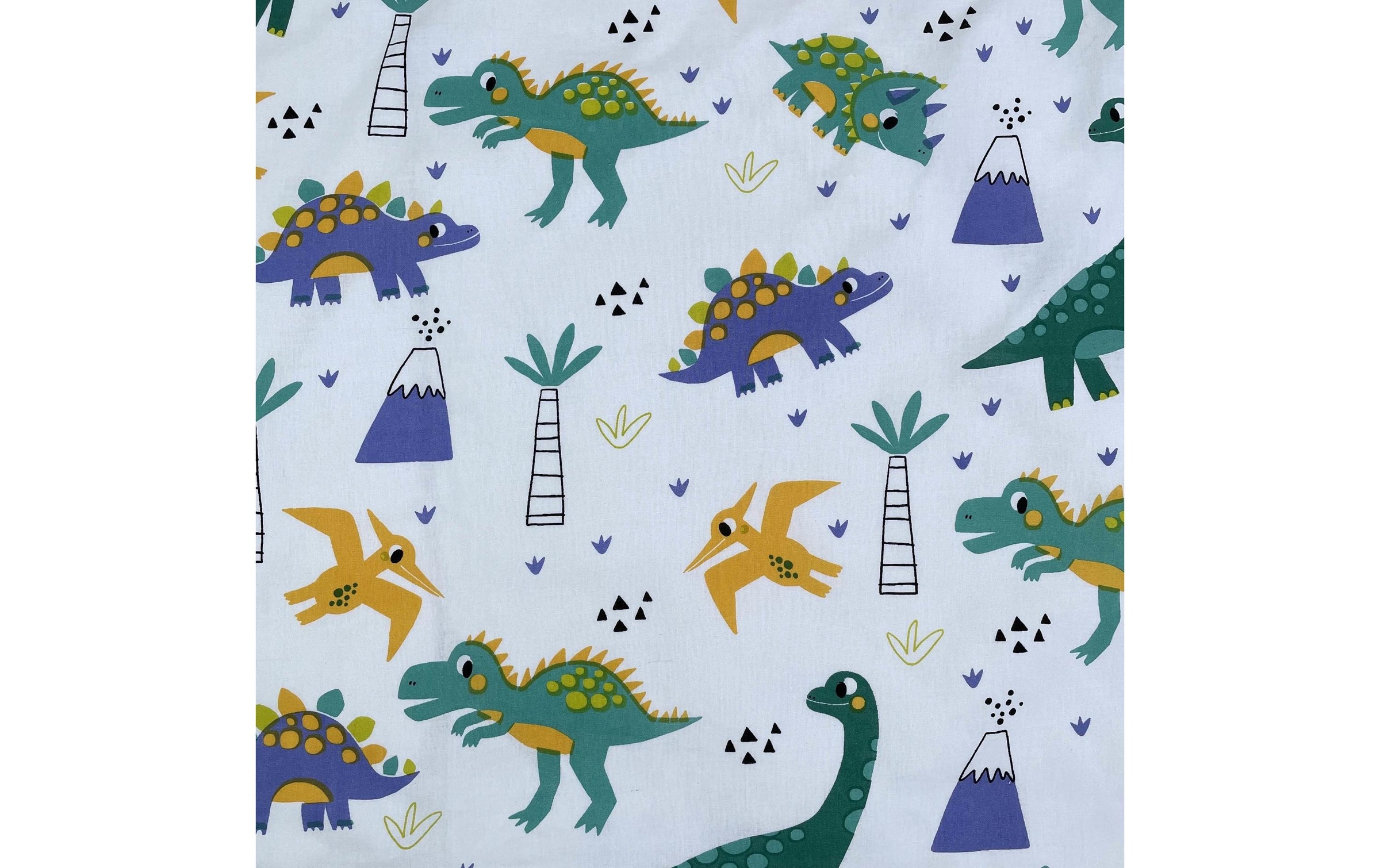Kinderbettwäsche »Jerry Fabrics Dino cute & wild 100 x 135 cm + 40 x 60 cm«