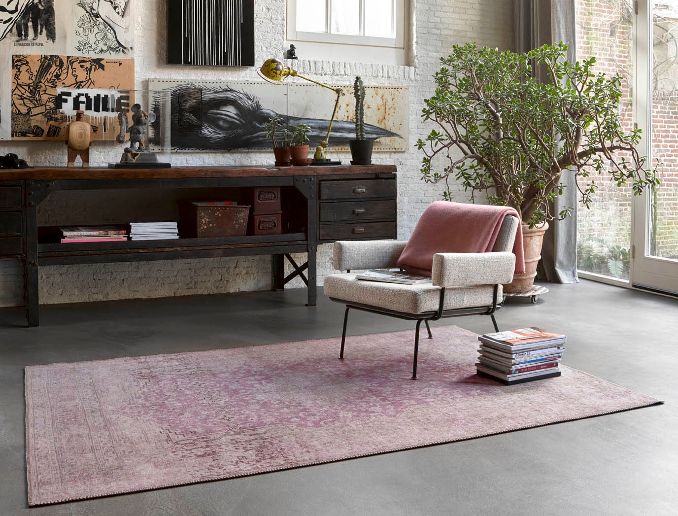 Image of Wecon home Teppich "Past Future" rechteckig 6 mm Höhe Wohnzimmer