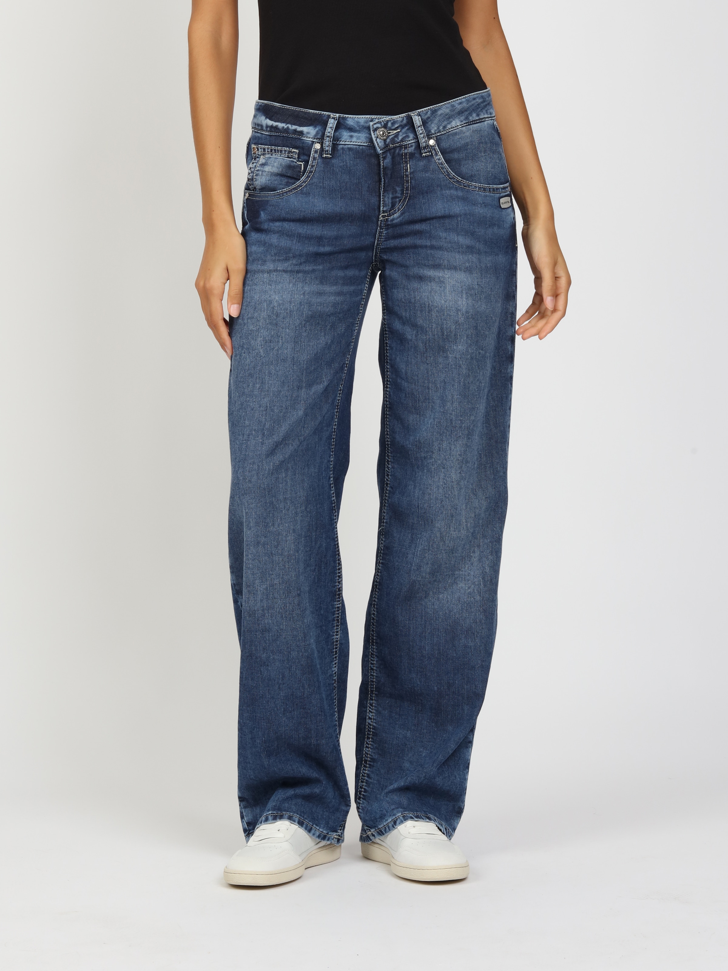 Image of GANG Straight-Jeans "94RIVER" Light Denim, Comfort Fit