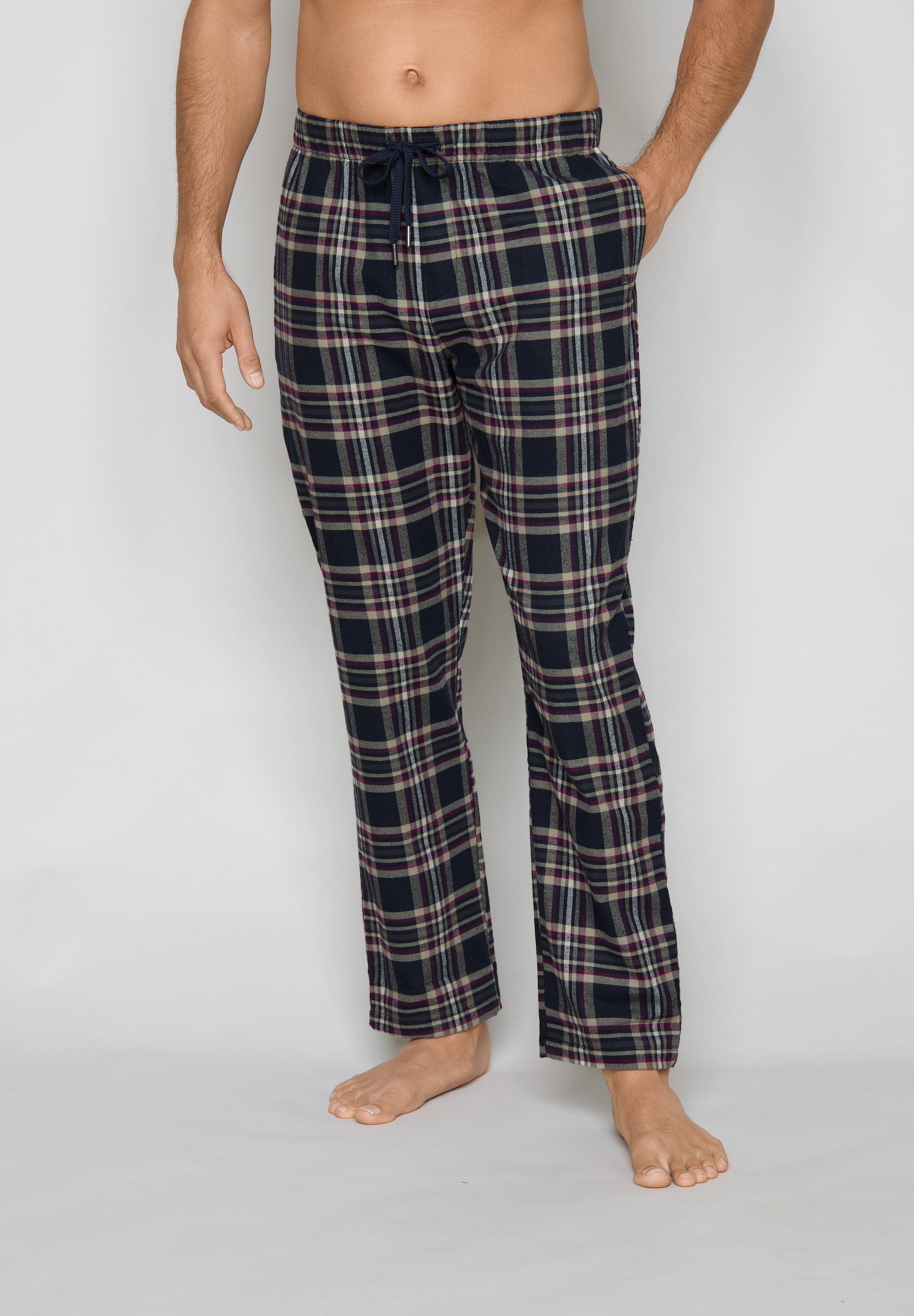 Image of JOOP Loungehose "Mix & Match (woven)" gerade Beinform, für Homewear, mit modernem Design, aus Jersey