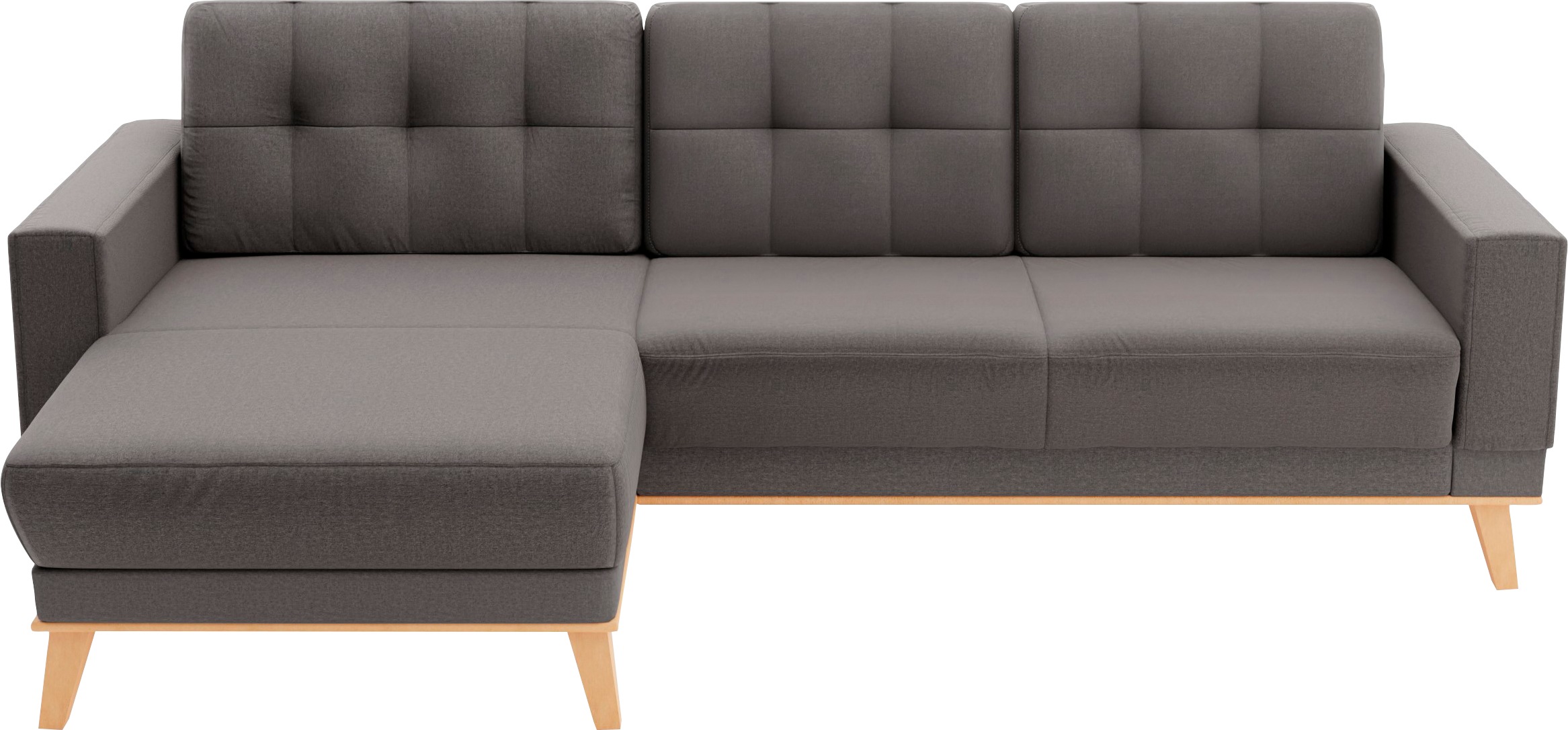 sit&more Ecksofa »Lavida L-Form«, wahlweise mit Kippfunktion und Bettkasten