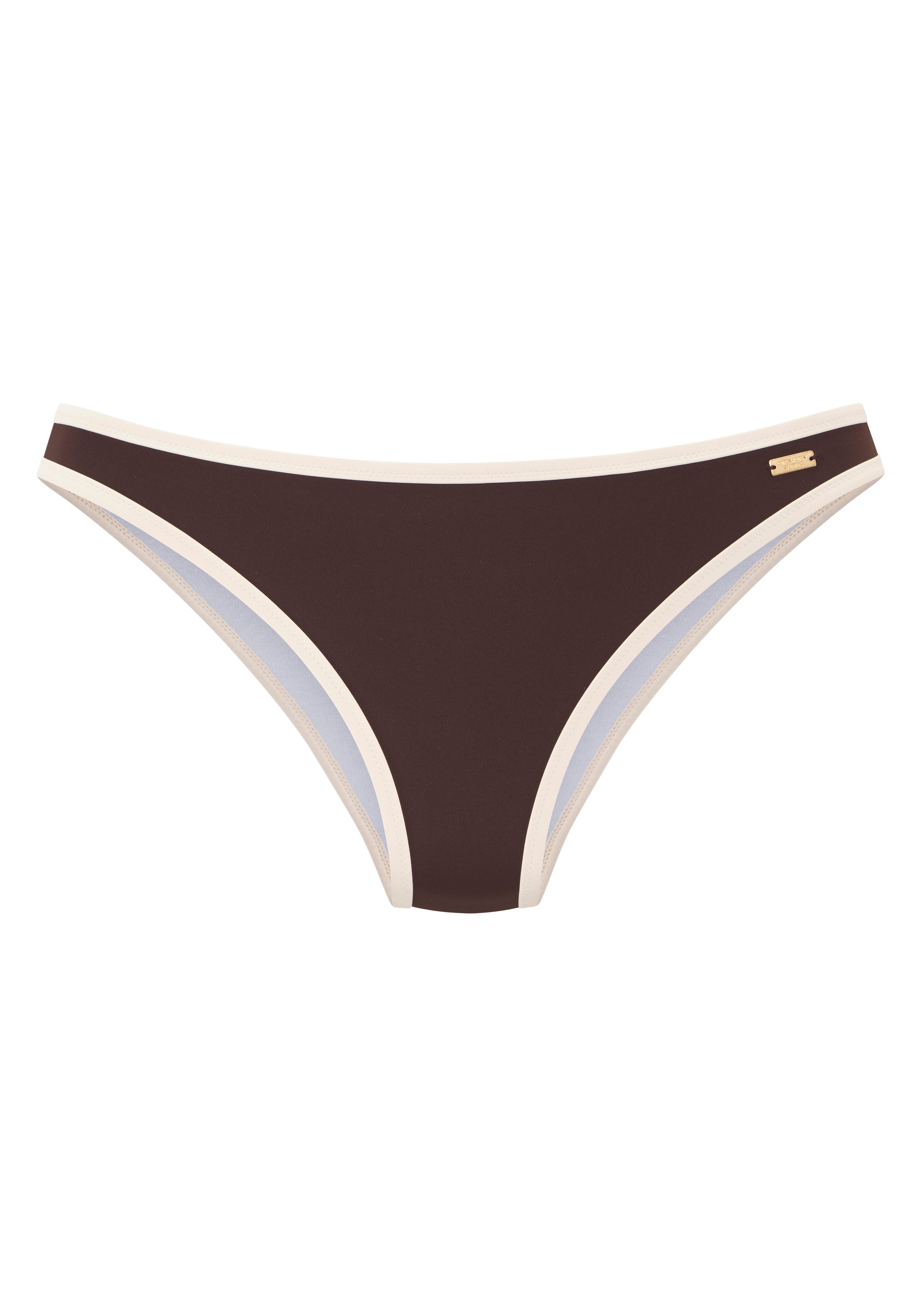 Image of Copenhagen Studios Bikini-Hose "Emma" mit Kontrastpaspel