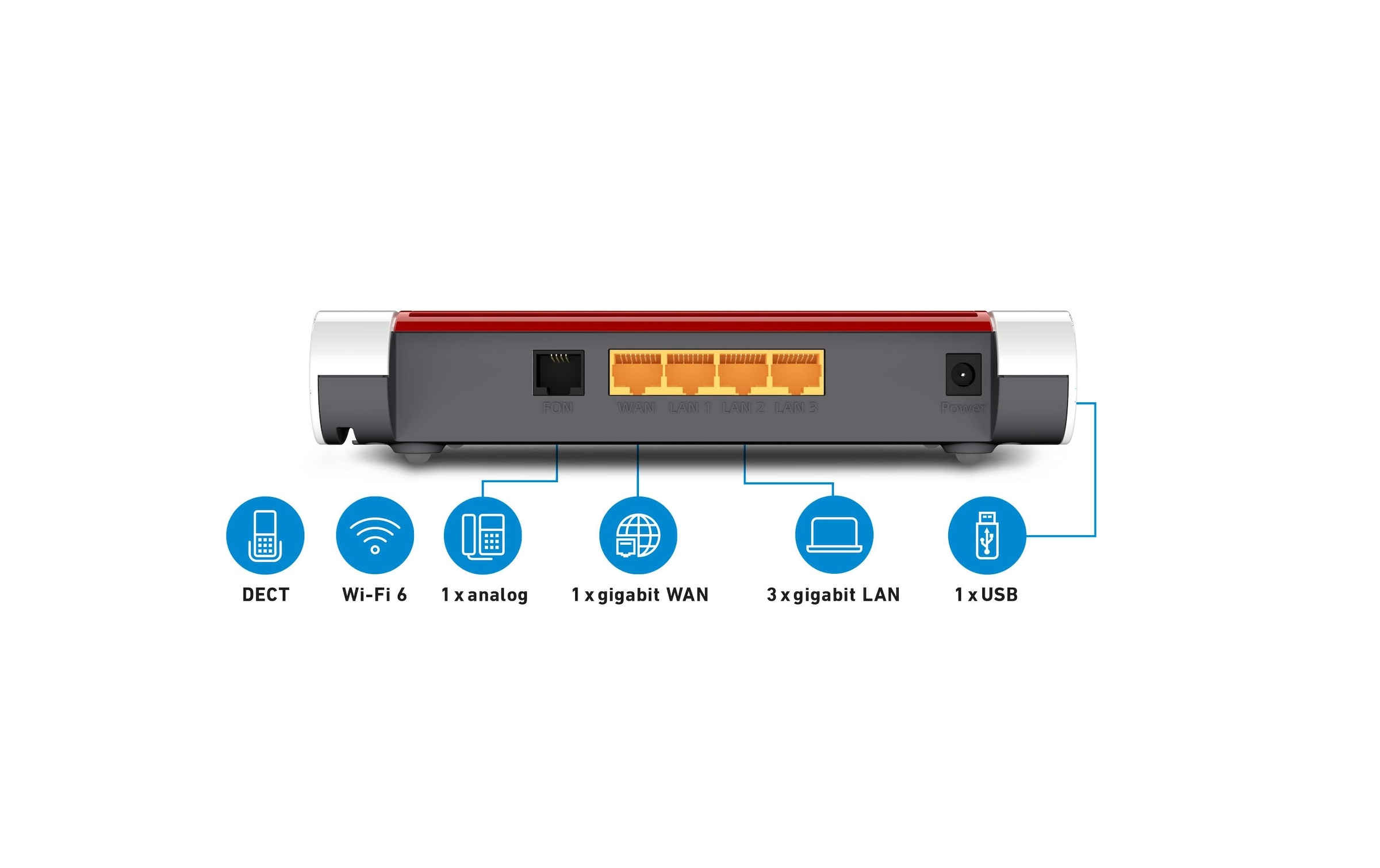   WLAN-Router »FRITZ! Dual-Band WiFi Router FRITZ!Box 4050 International«