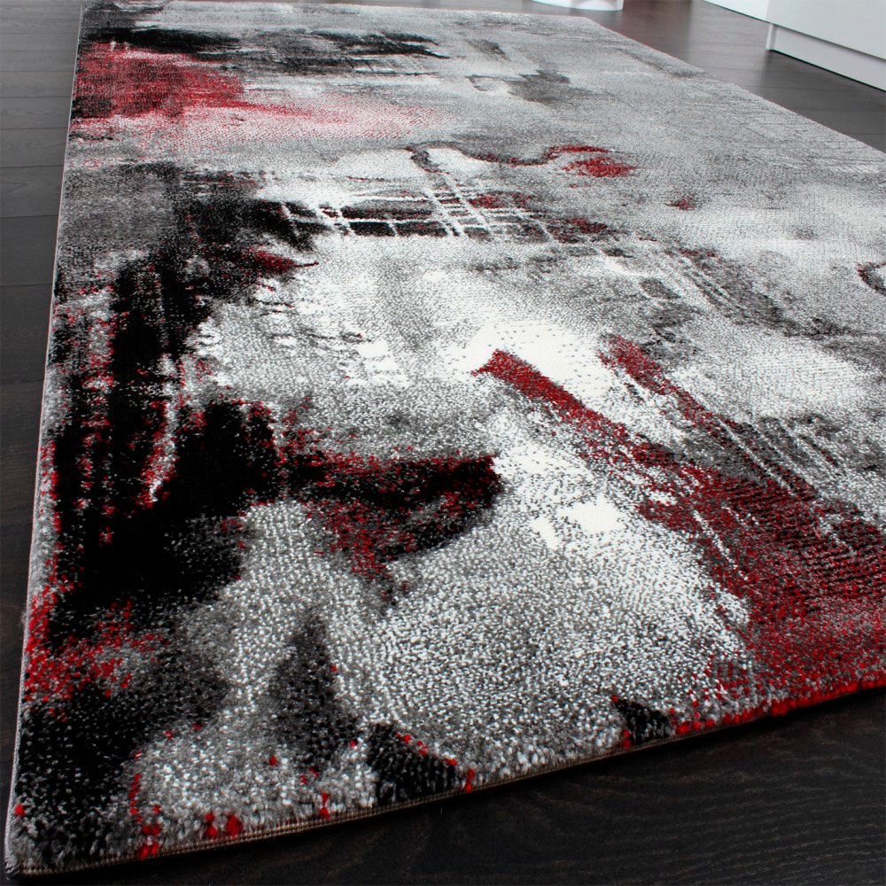 Paco Home Teppich »Canvas 754«, rechteckig, 16 mm Höhe, Kurzflor, modernes Design, mit Arizona Leinwand Optik