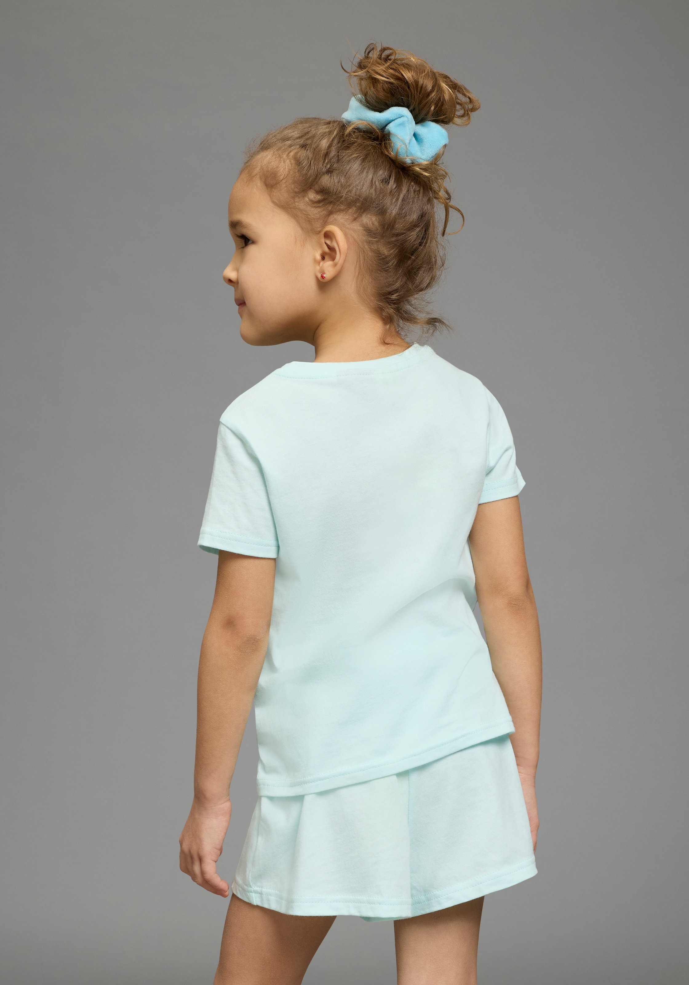KIDSWORLD Shirt & Shorts »STITCH 2tlg. Set von Disney« Set, 2 tlg. verschiedene Grössen, bedrucktes Design, aus Baumwolle