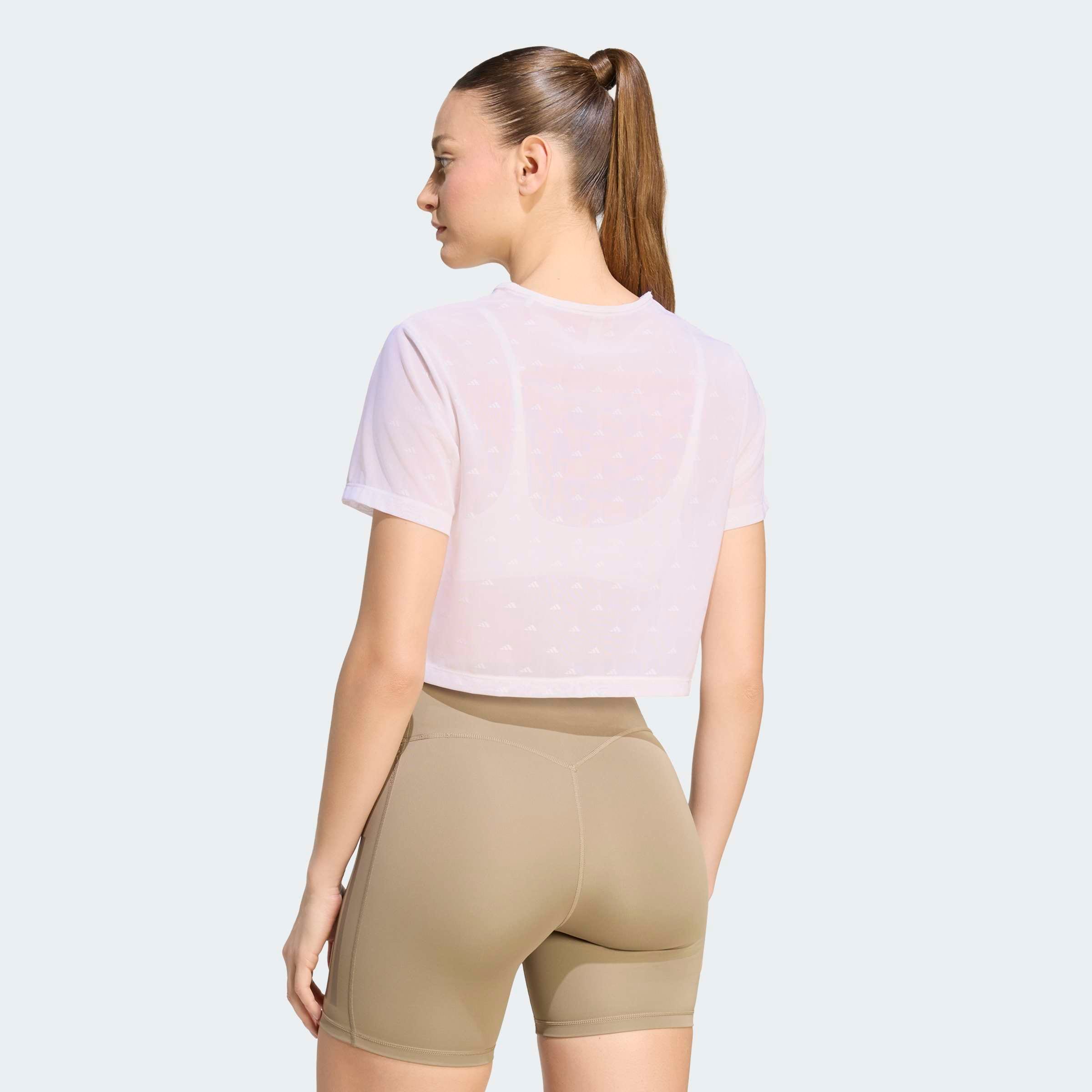 adidas Performance T-Shirt »PRIMELIFT ESSENTIALS WORKOUT MESH-, KASTIG GESCHNITTEN«