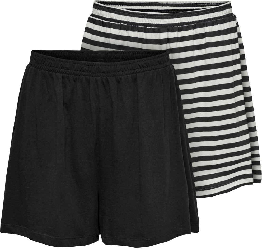 Image of Only Shorts »ONLMAY HIGH WAIST STRIPE SHORTS«, (2er-Pack) bei Ackermann Versand Schweiz